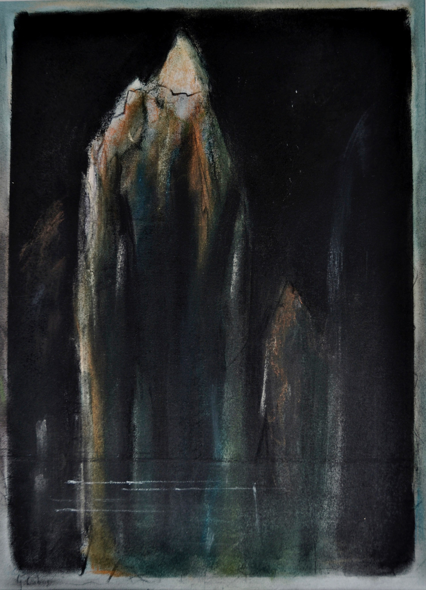 Les Tables de la Loi. 1990-Pastel-40,5 x 50,5. 2003