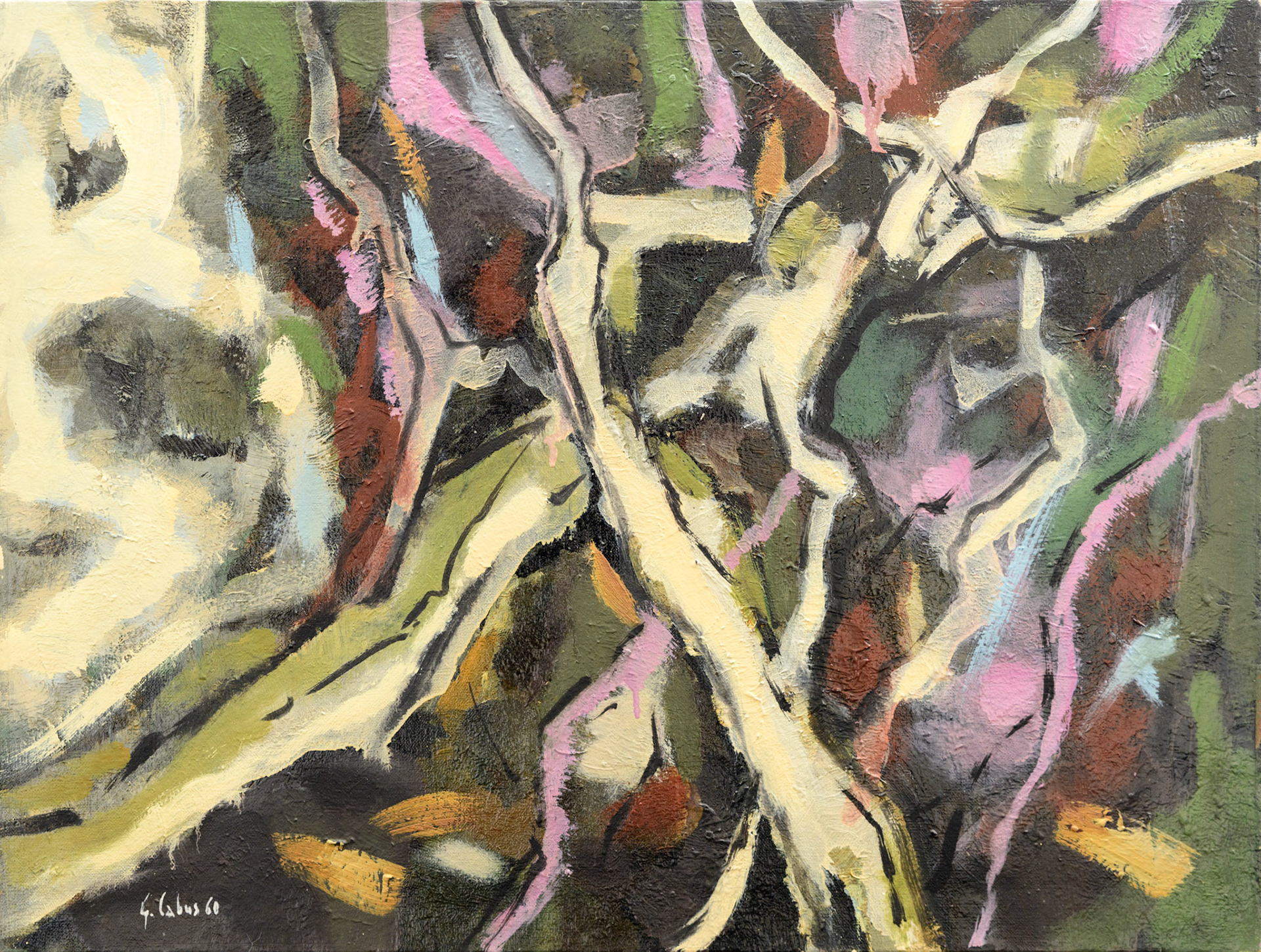 Elément d’un paysage BRANCHAGES - 61x46 - 1960