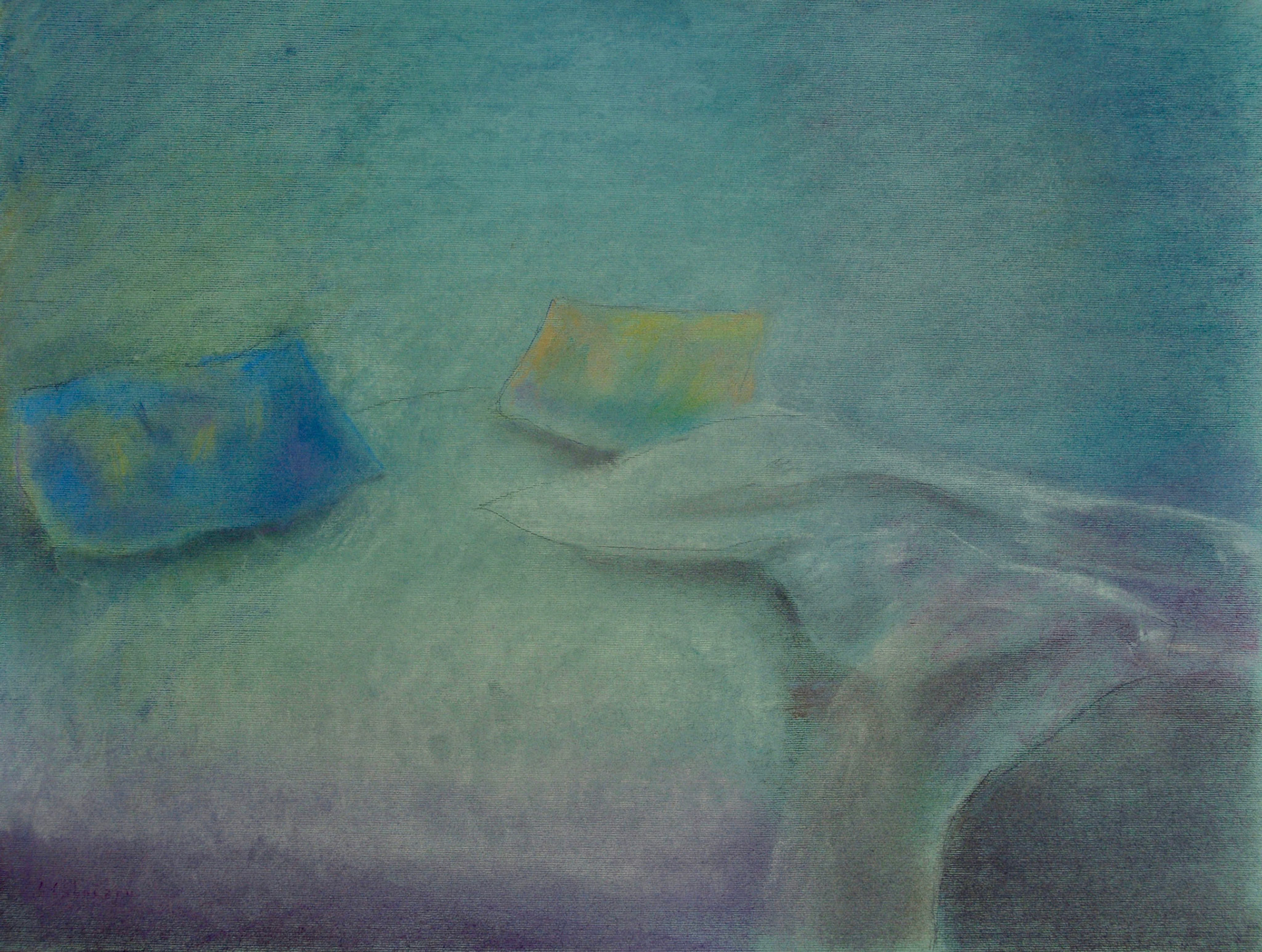 Le lieu du rêve-pastel-50X65.