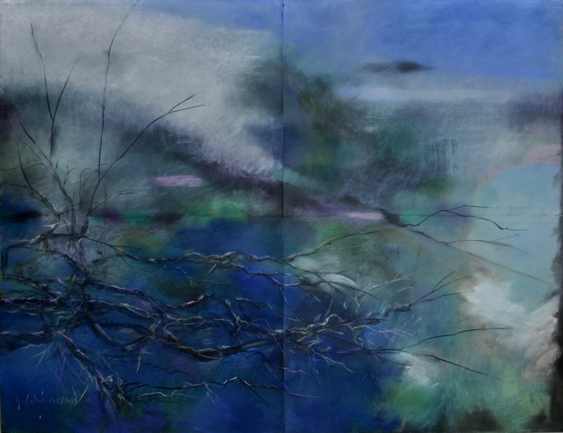 pastel / 2015x / 2019-130mx1m-