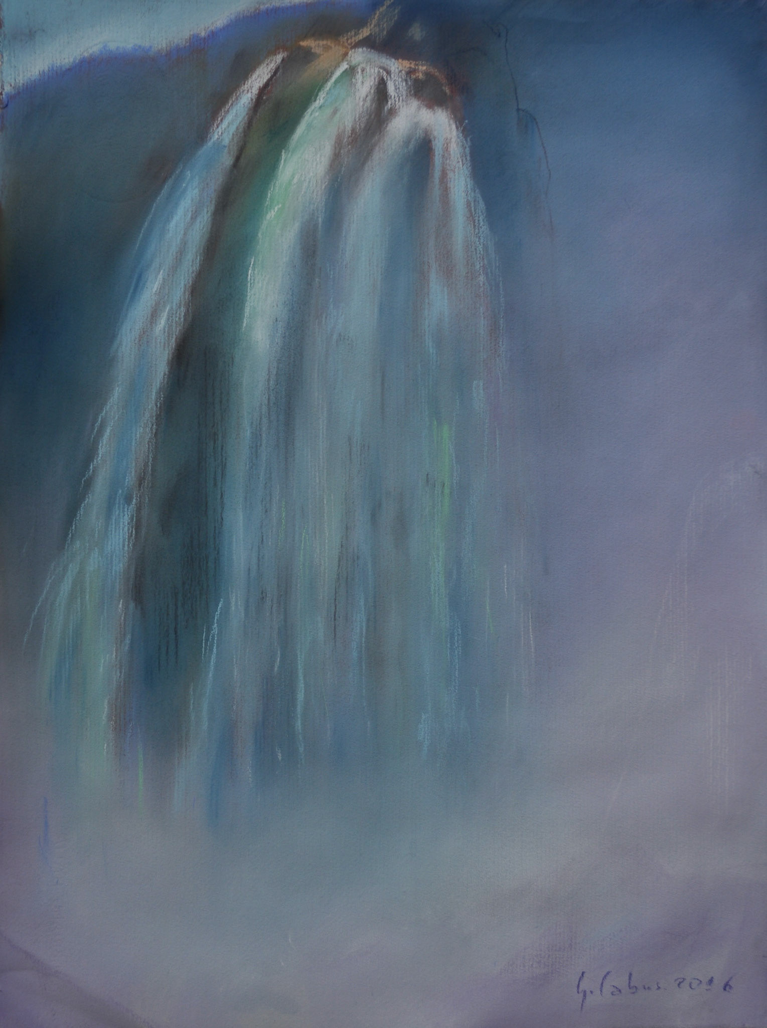 Pastel 2016-0,48x0,65 cms-série tropiques.