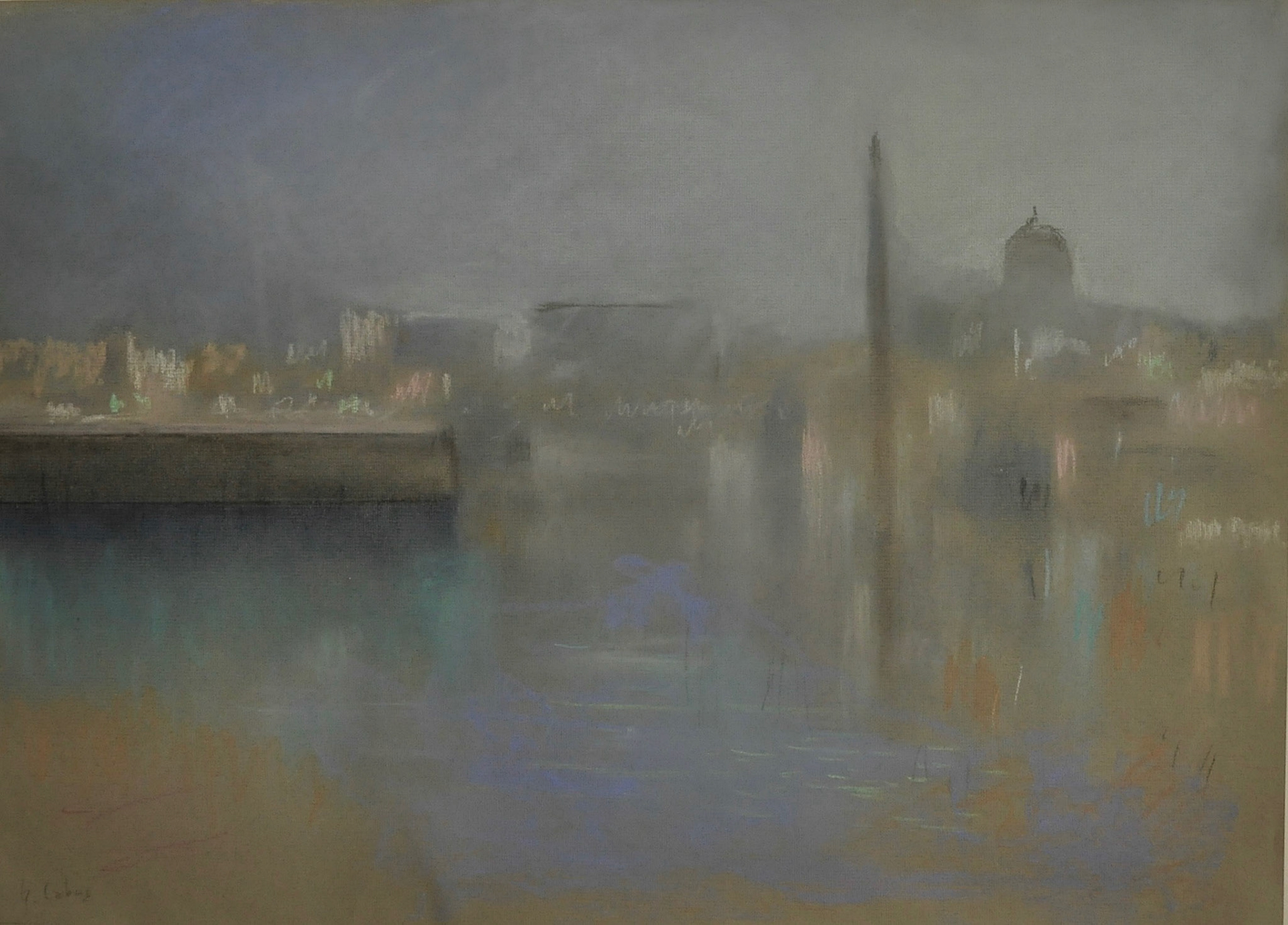 pastel : 2019 / 38,5x33,5cm