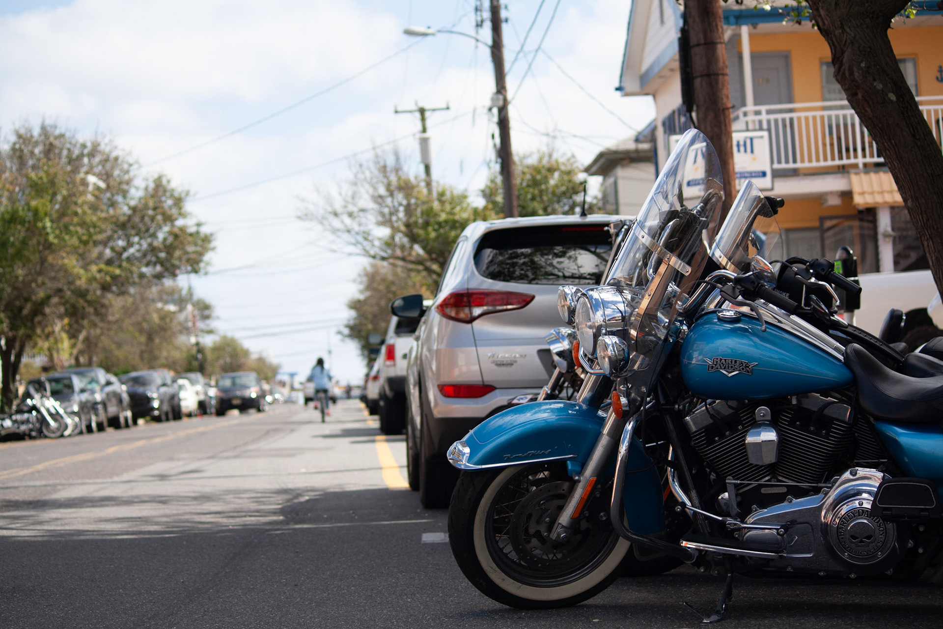 Even without Roar to the Shore, there were motorcycles in town on Saturday, September 12, 2020. (Jodee Clifford / For The Press)