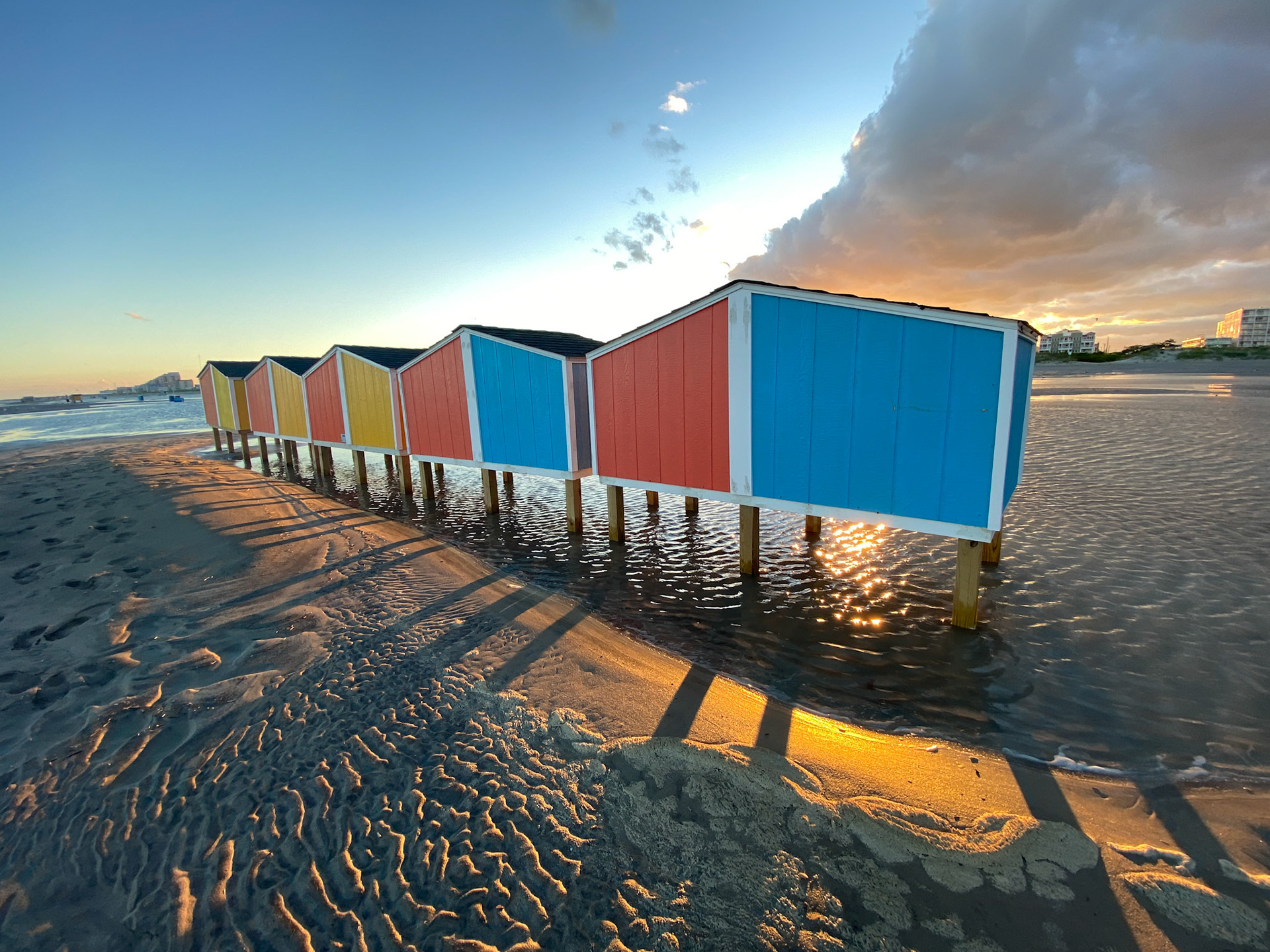 Beach Boxes provide storage in the Crest 