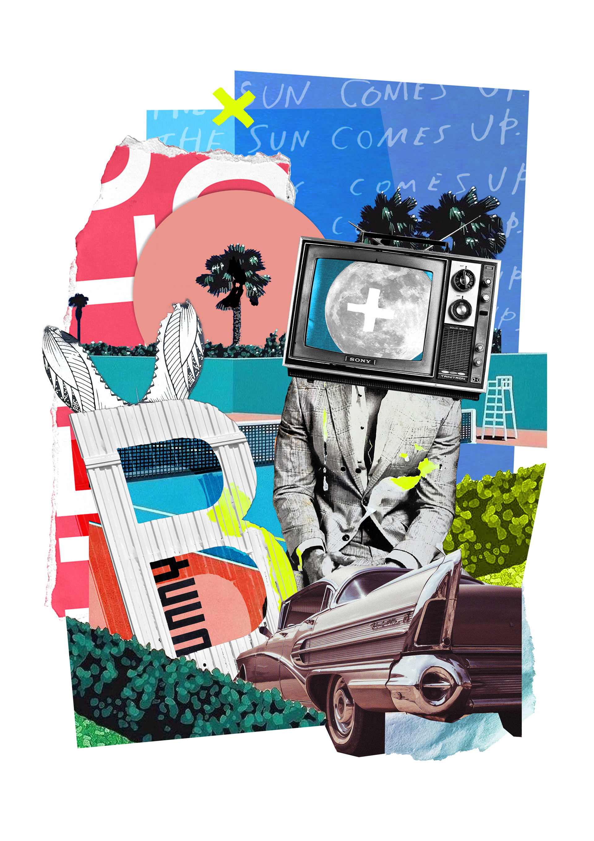 THE SUN COMES UP (Bunny) _ 09.2023 _ digital collage