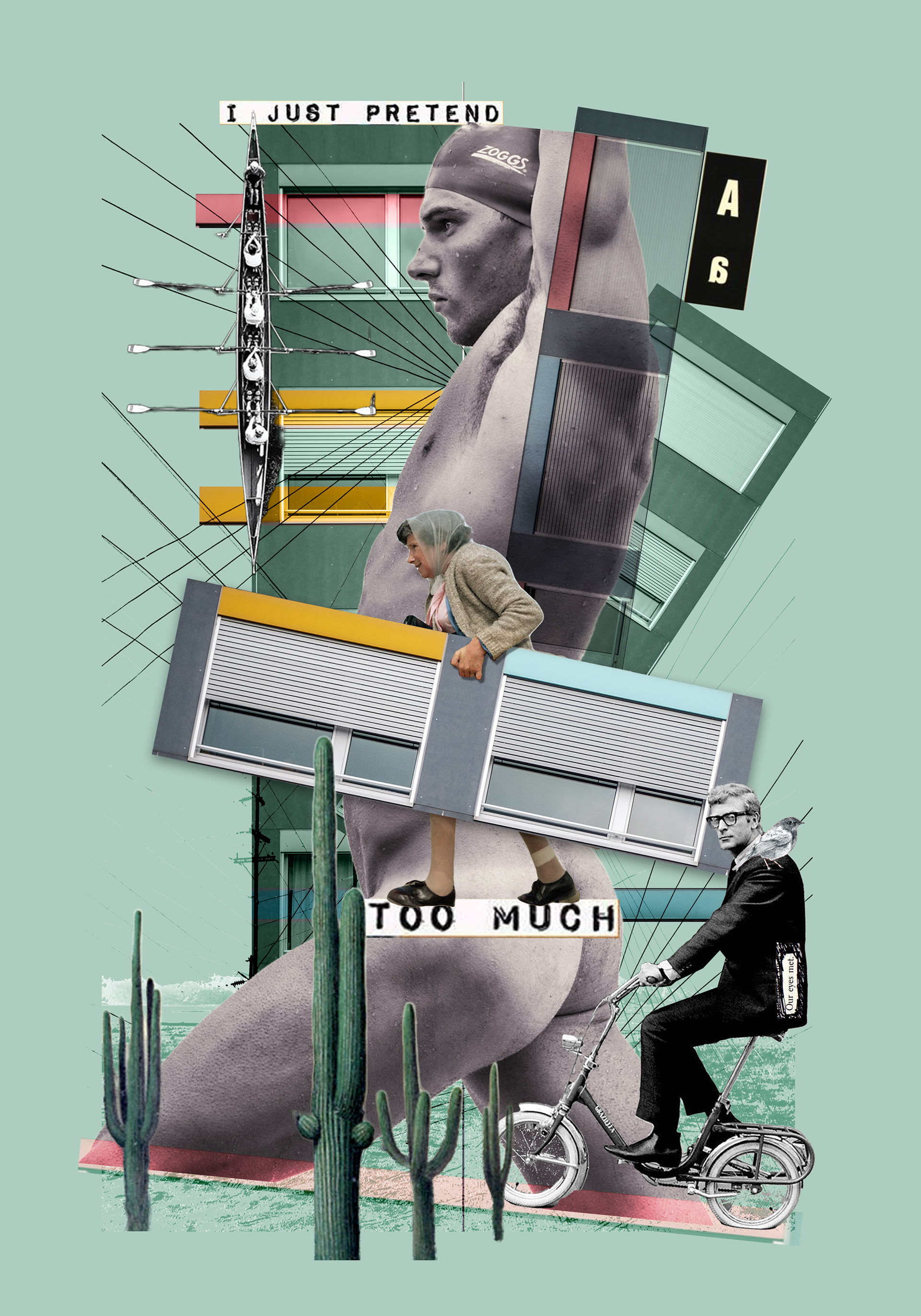 I JUST PRETEND TOO MUCH _ digital collage