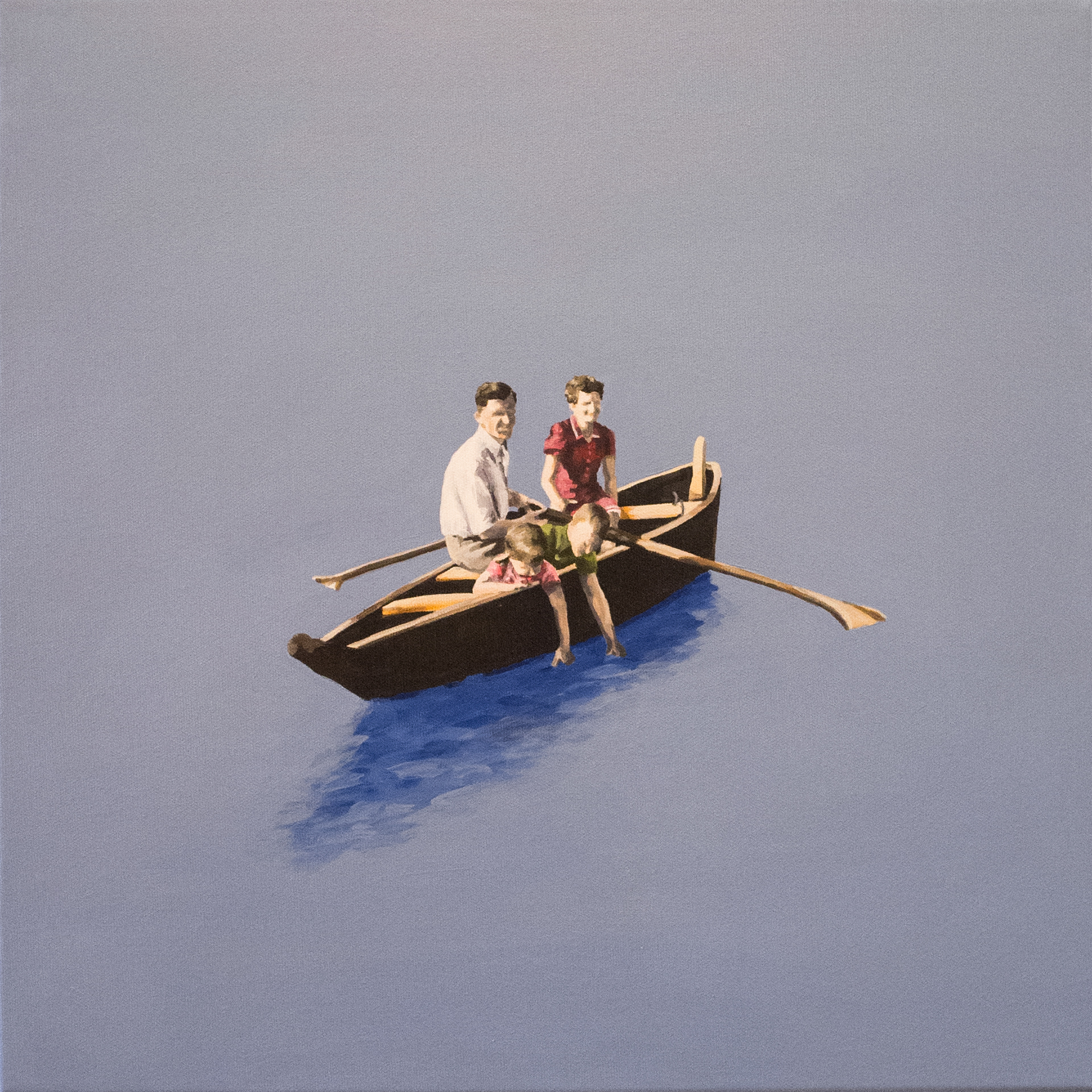 a holy family #7 _ afloat _ 09.2013   acryl on canvas 50 x 50 cm __ sold __