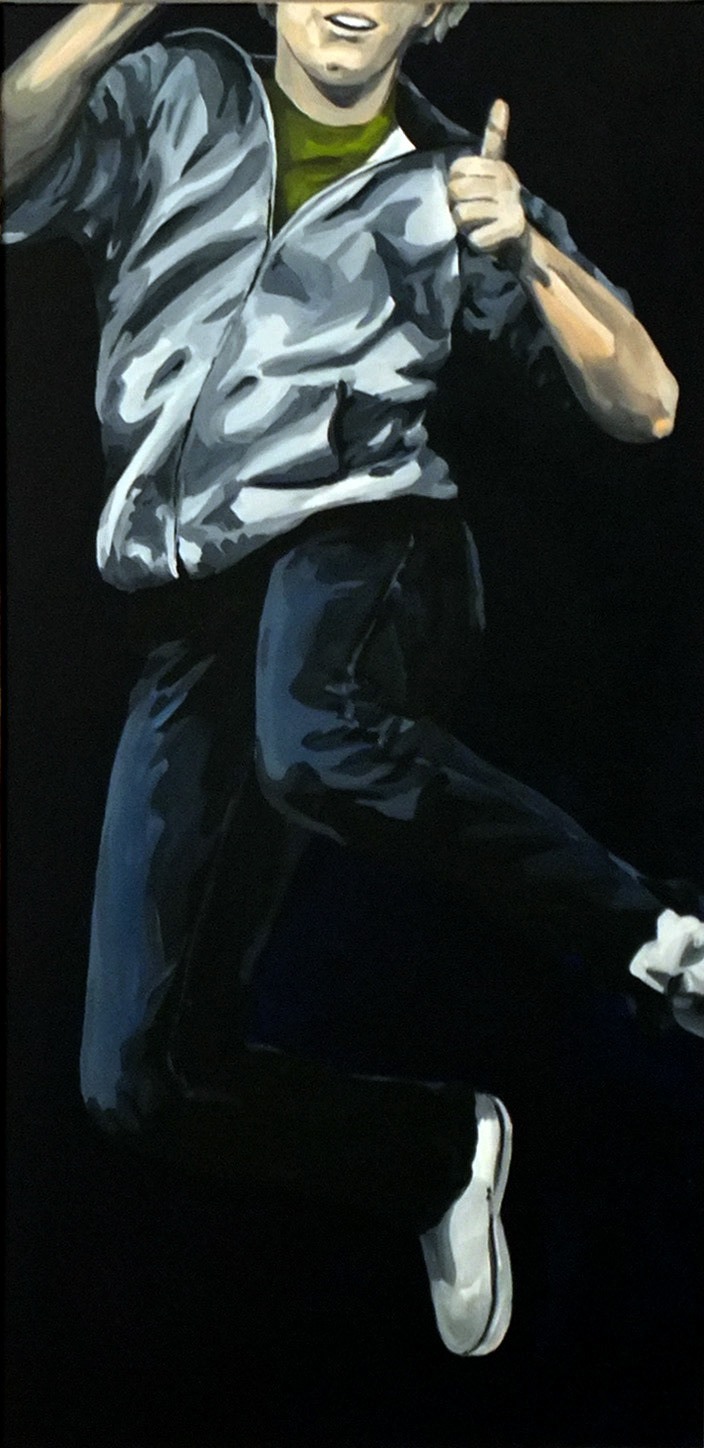 tryptich: kinderspiel _ jump 3 _ acryl on canvas _ 50 x 100 cm _ 2011/12