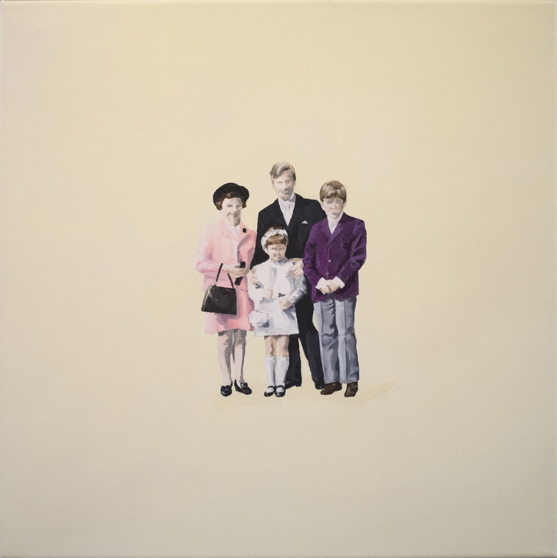 a holy family #5 _ communion II _ 08.2013   acryl on canvas 50 x 50 cm __ private collection