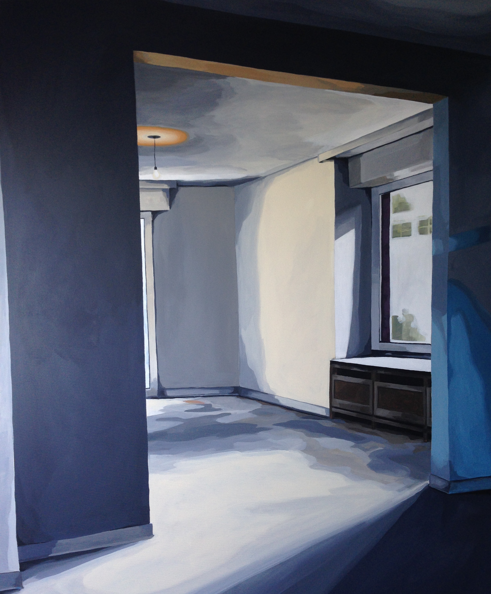 as #1 _ 03.2014 acryl on canvas 100 x 120 cm __ sold __