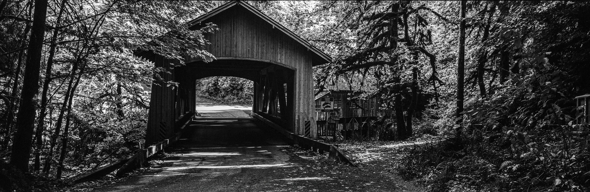 Covered Bridge at Cedar Creek Grist Mill