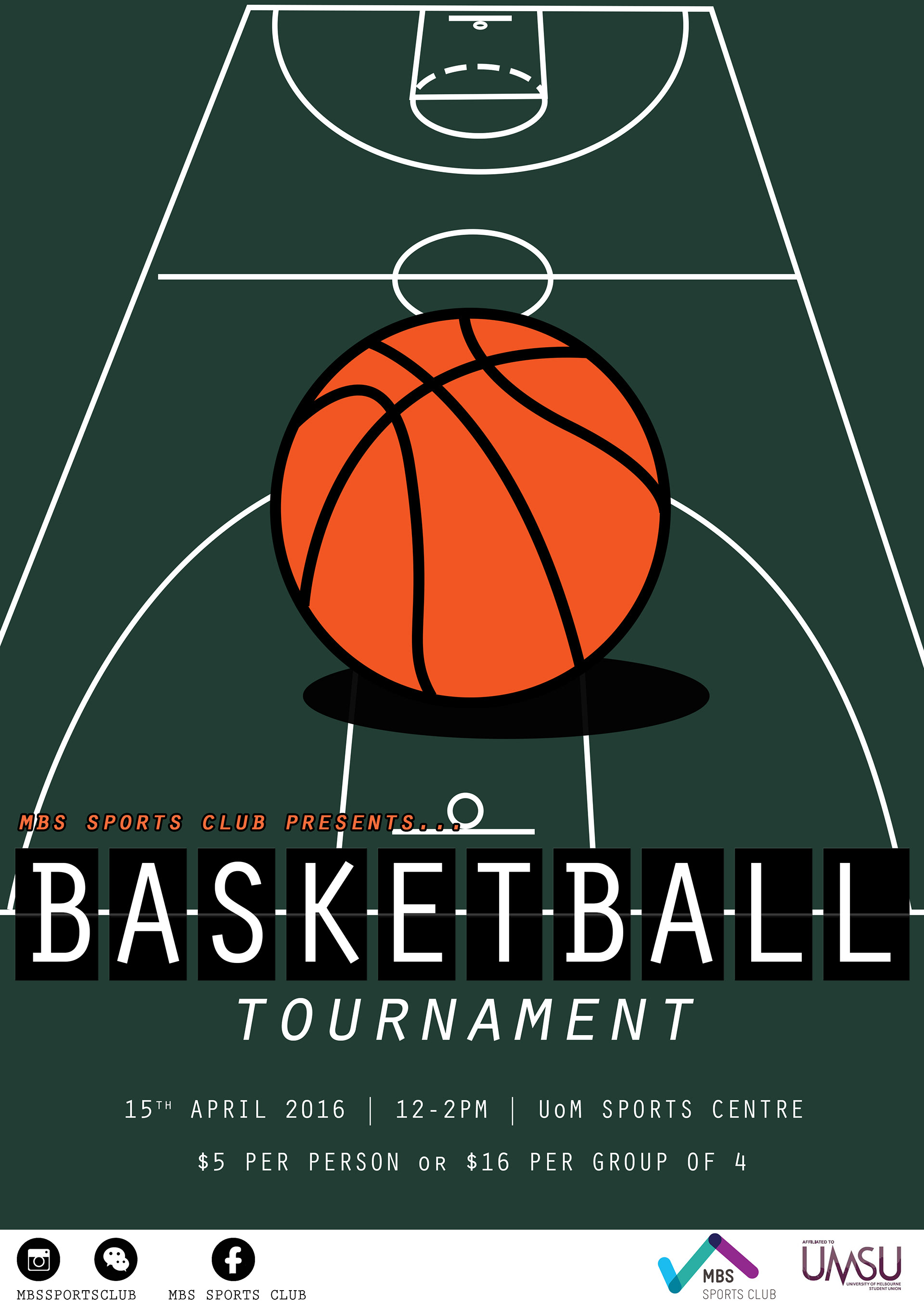 Basketball Event Poster