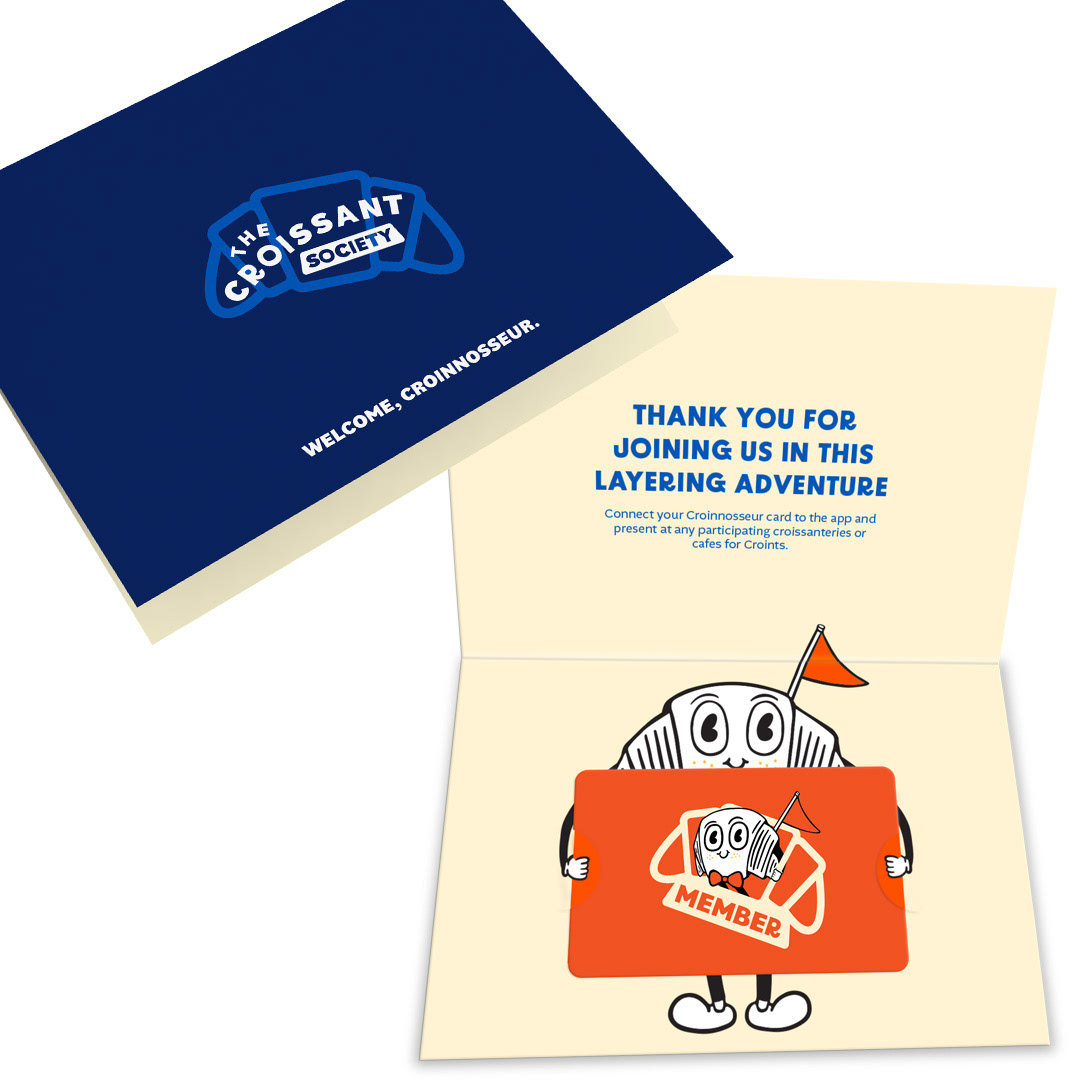Welcome Card with Membership card