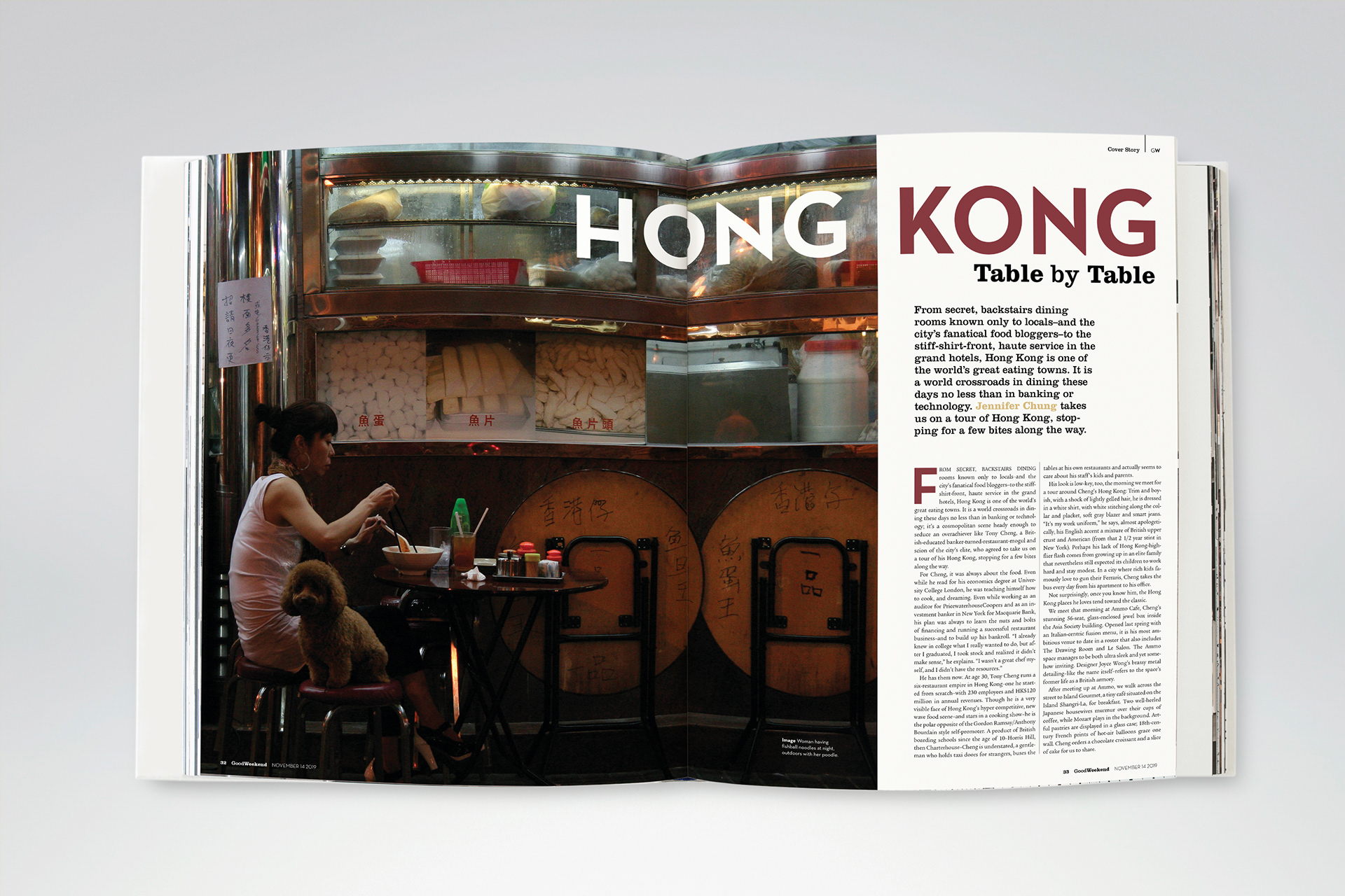 Alternative opening spread
