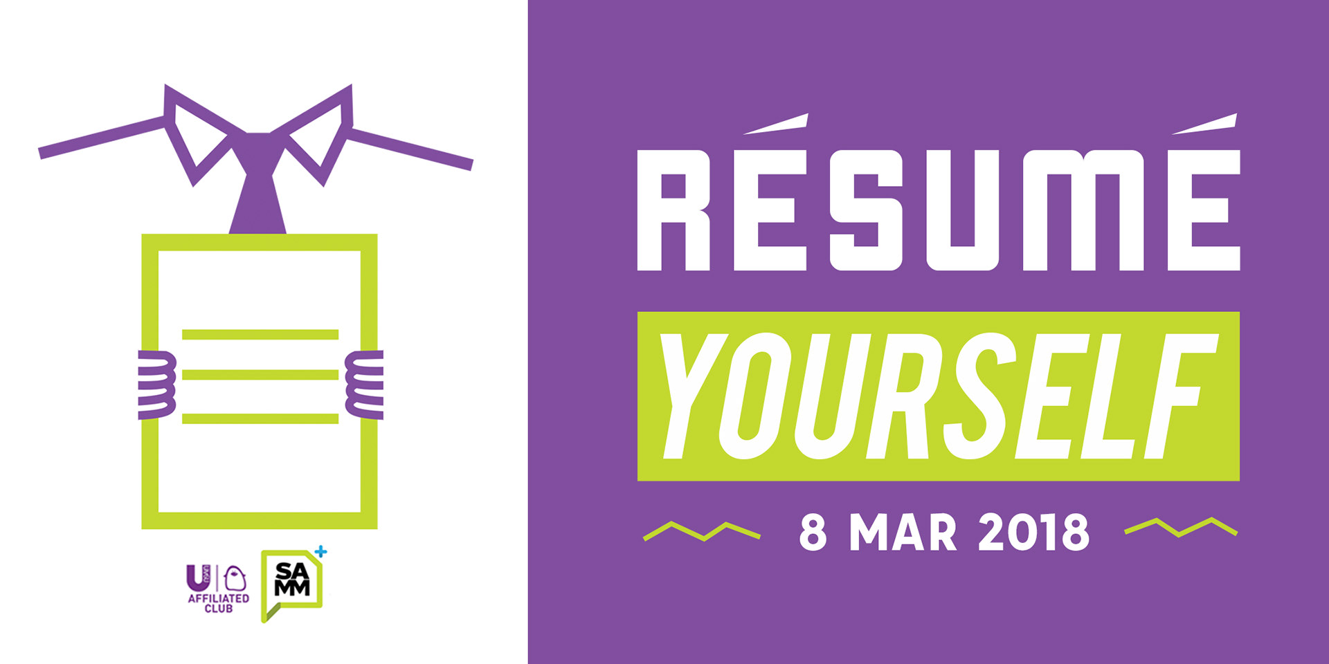 Resume Yourself Event Banner for Eventbrite