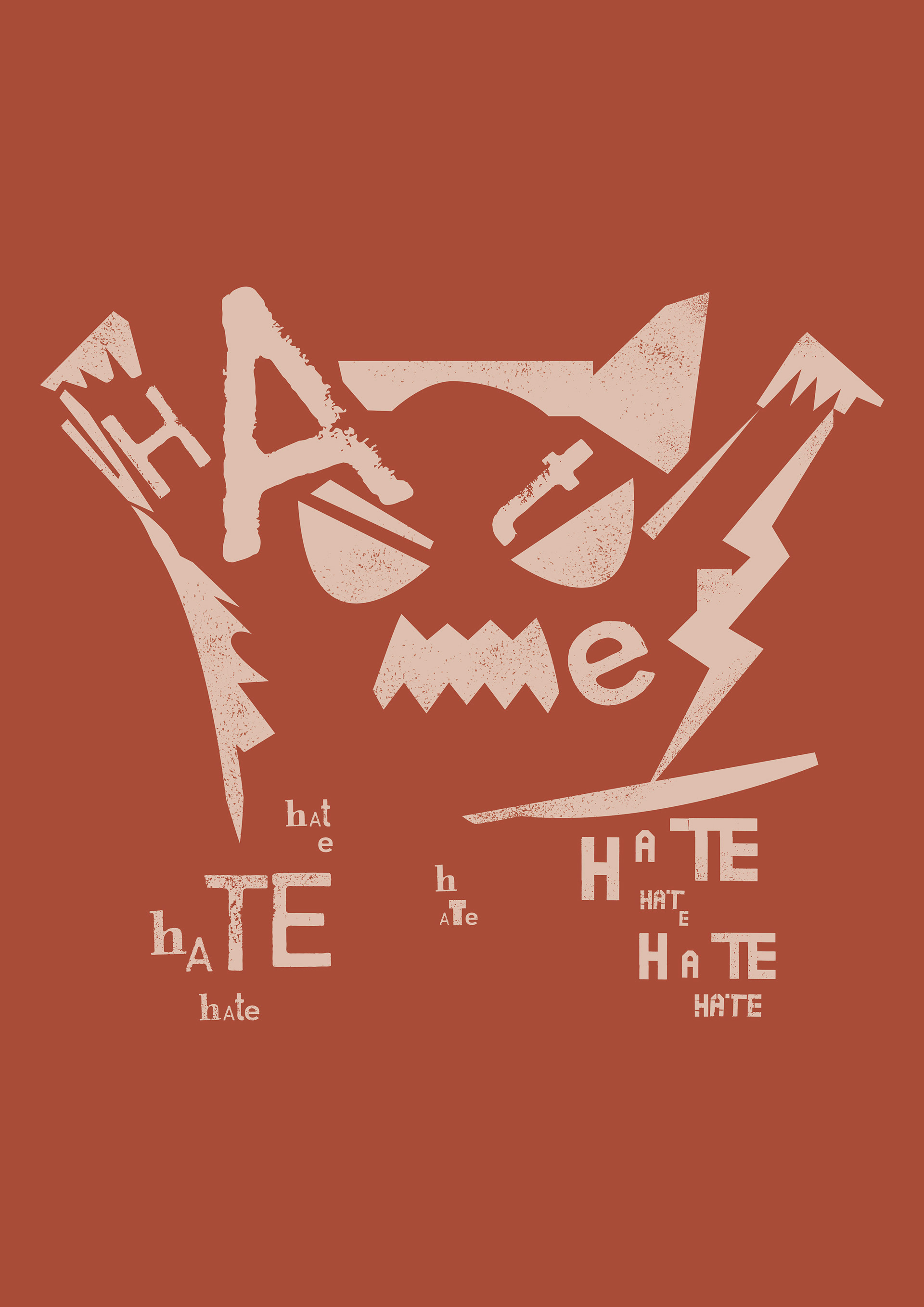 Hate is a monster.