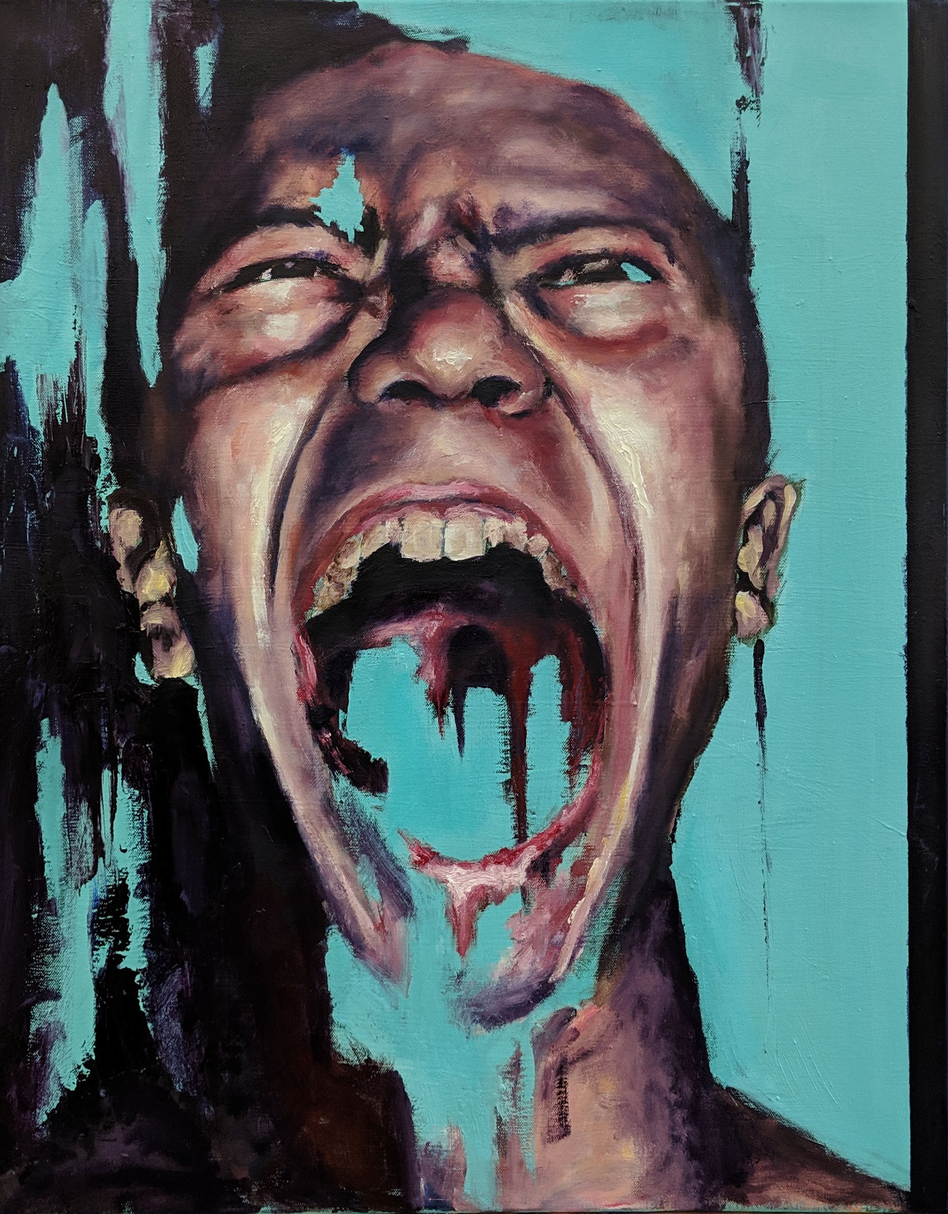 Untitled, Oil on canvas, 2018
