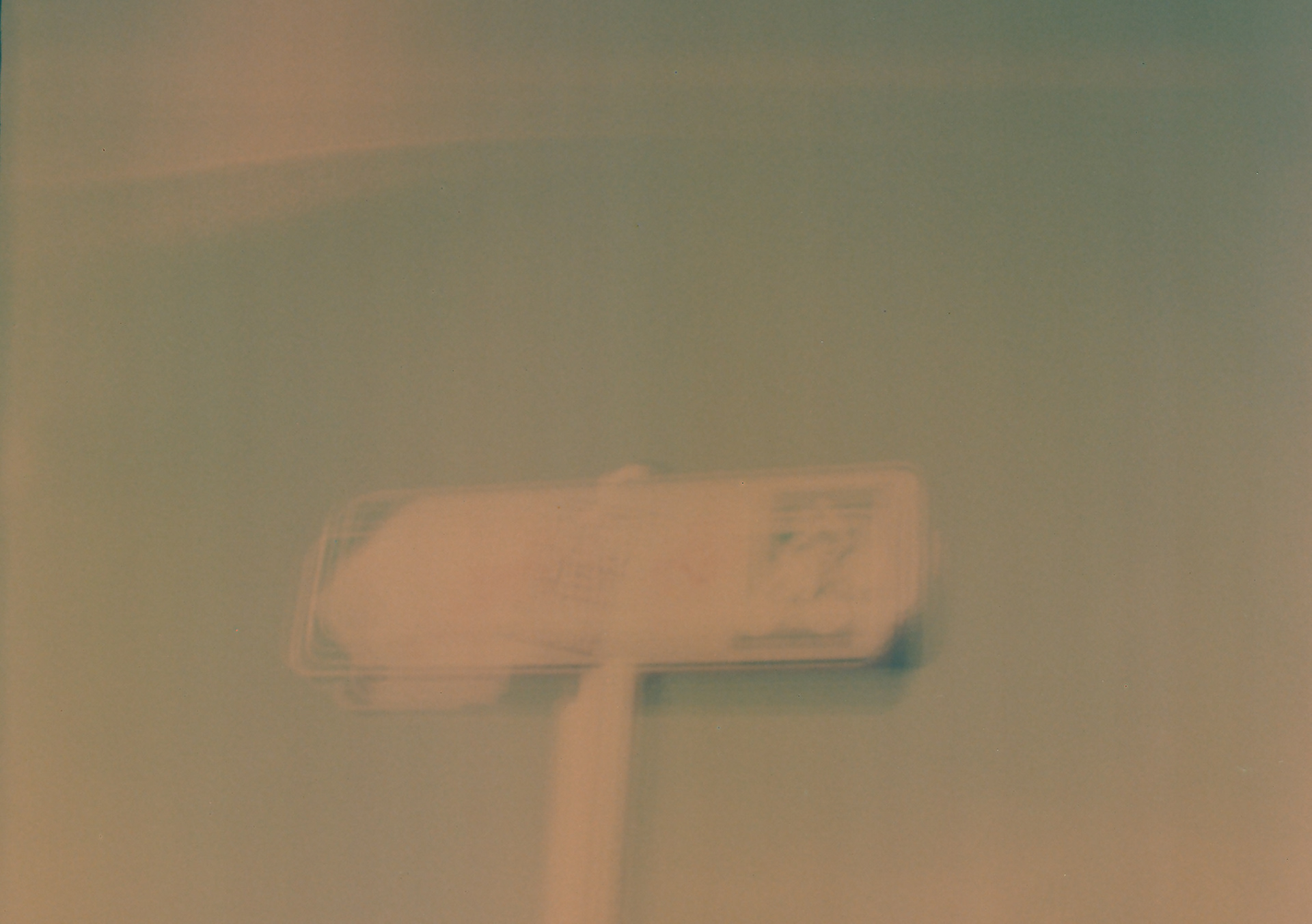 I can see the sign, but I can't comprehend any of the writing on it