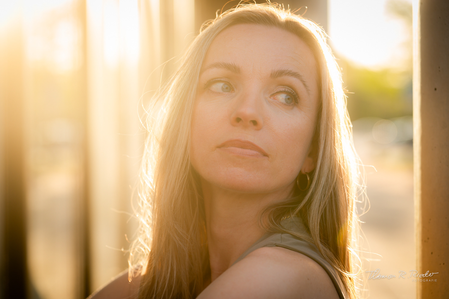 sunset portrait