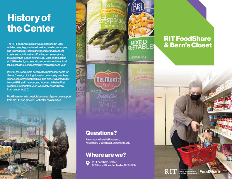 CLCE's FoodShare Pamphlet Outside