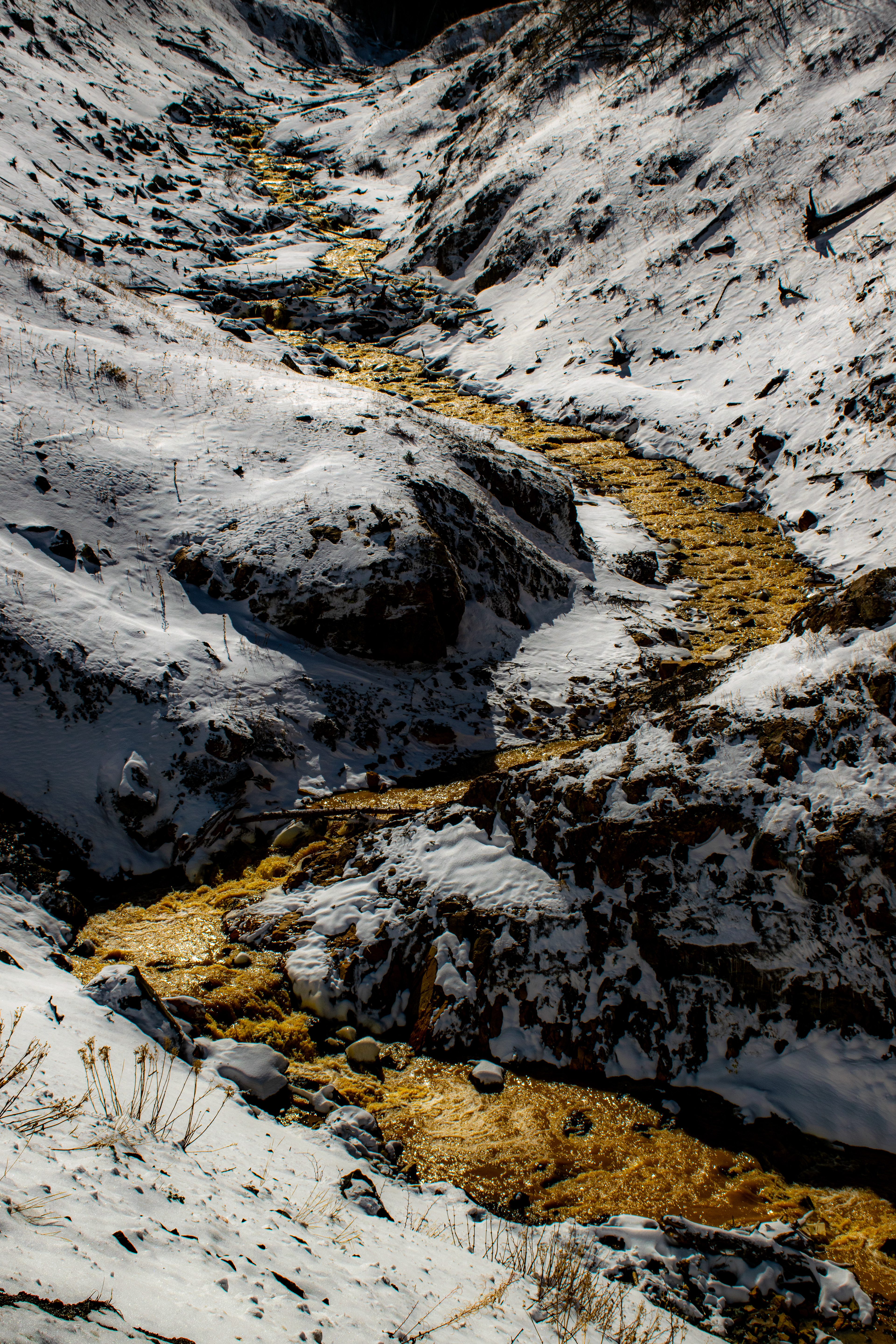 37°57'47"N, 107°39'45"W • Red Mountain Creek & Million Dollar Highway • Ironton, Rocky Mountains, Colorado, USA • NikonD5300 35mm f/14 1/1000 ISO100