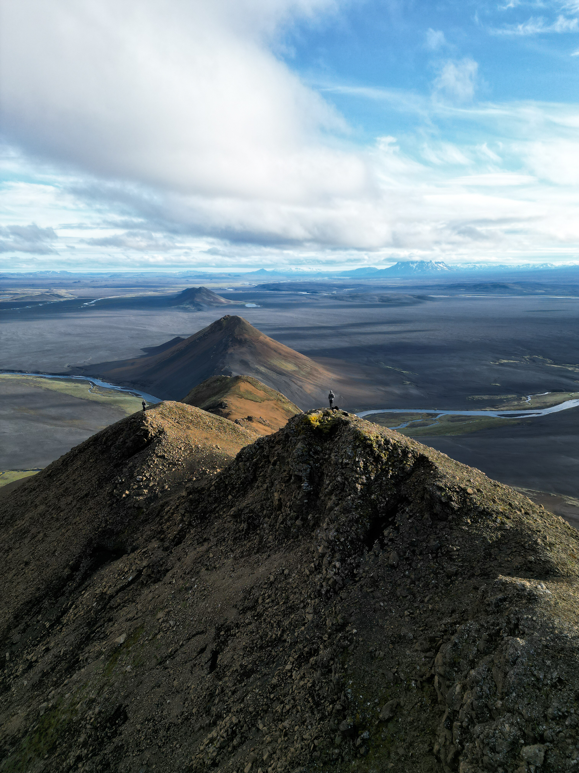 En vue du volcan Herðubreið (2022)