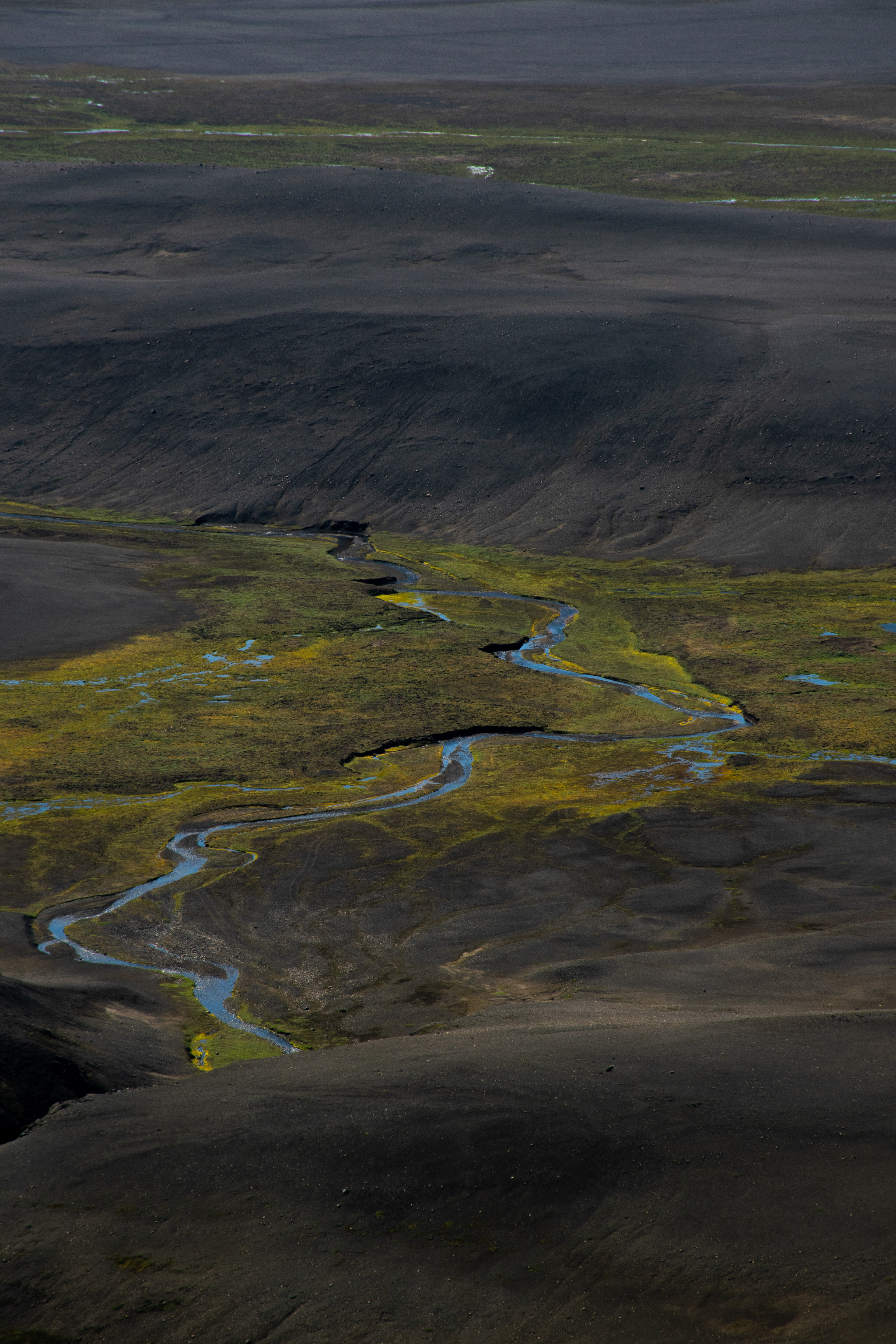 Highlands près du volcan Herðubreið