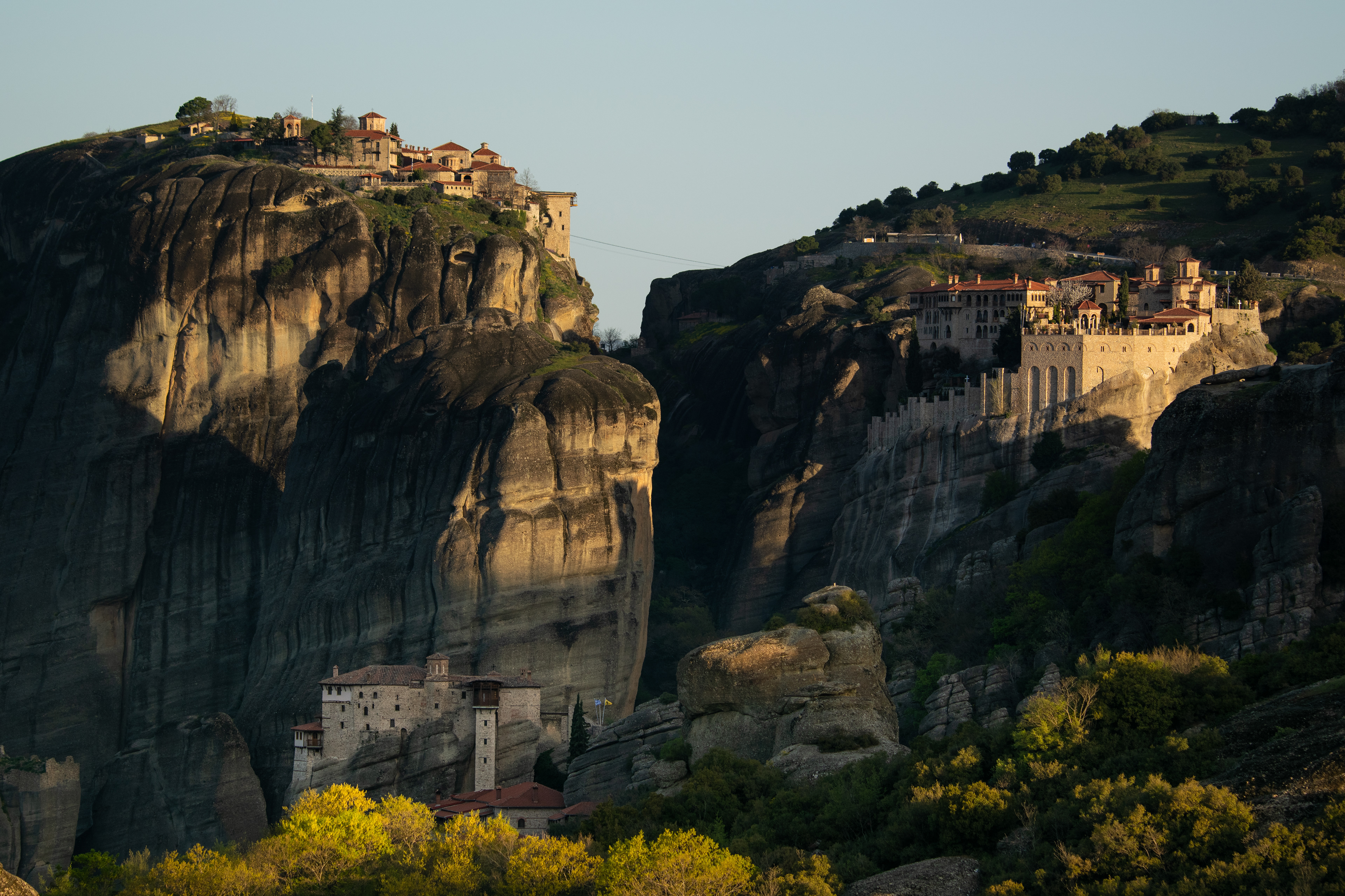 Monasteries of Agias Barababas, Great Meteoron & Barlaam • Meteora, Kastraki, Central Greece • NikonD5300 125mm f/4.8 1/500 ISO100
