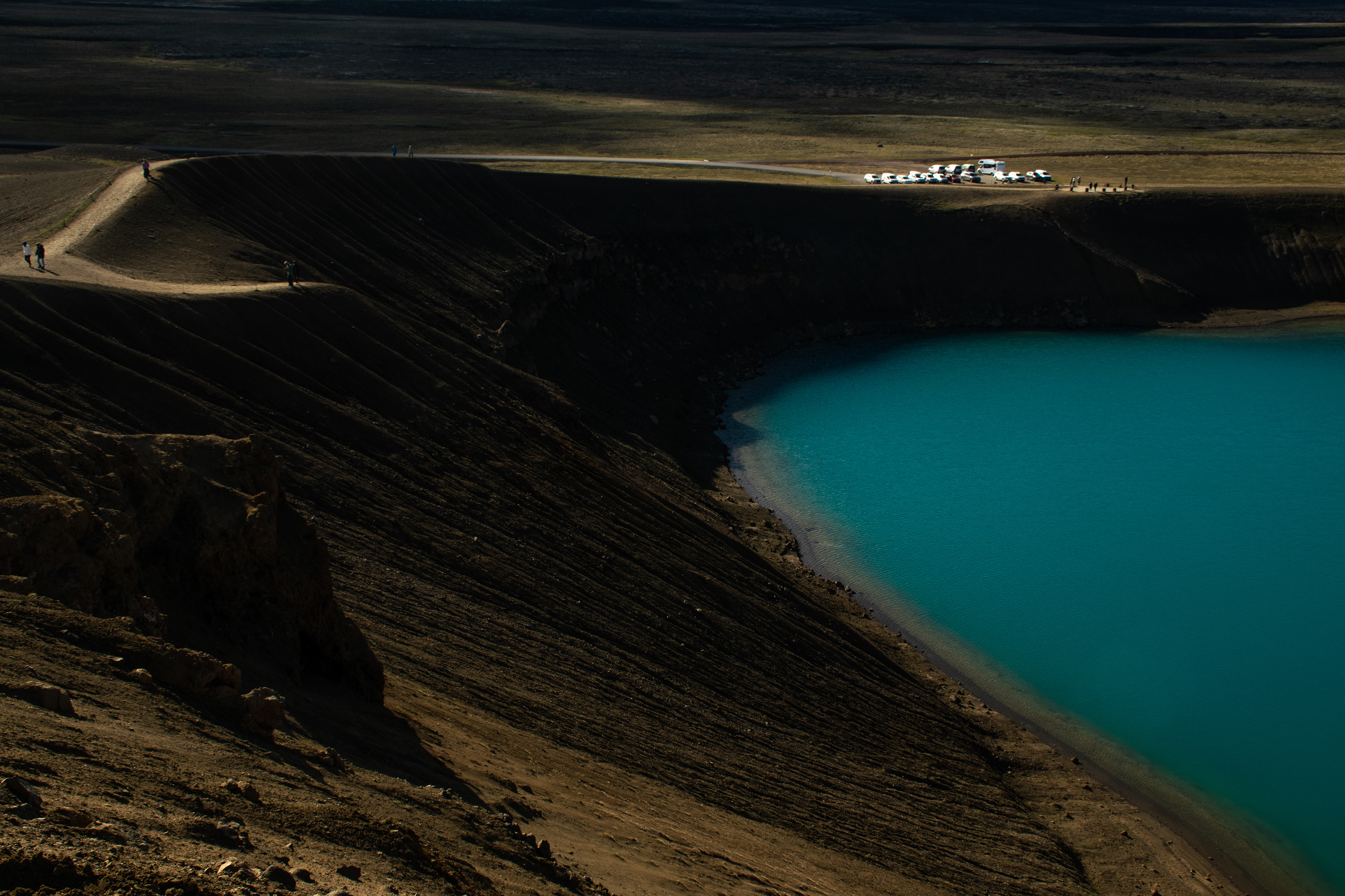 Lac de cratère du volcan Viti (2022)