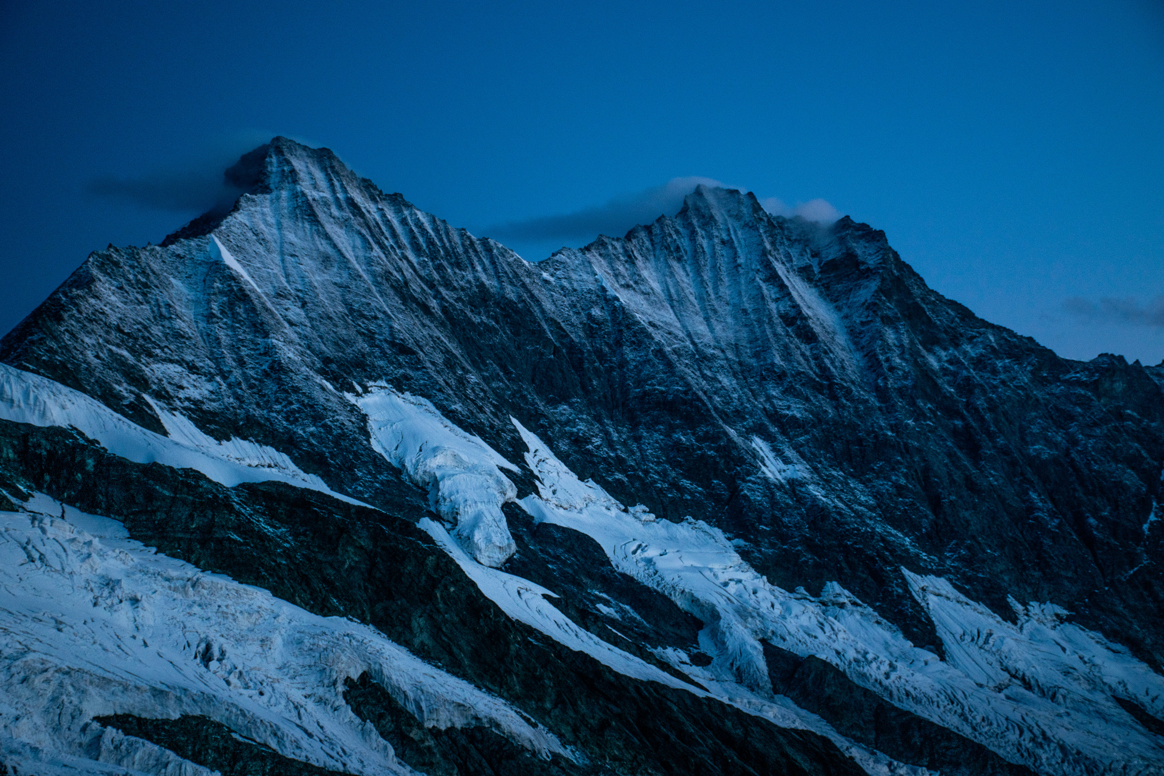 Täschhorn (4,490m) & Dom (4,545m) - Pennine Alps, Wallis, Switzerland - NikonD5300 48mm 1/6 f/4.5 ISO 100