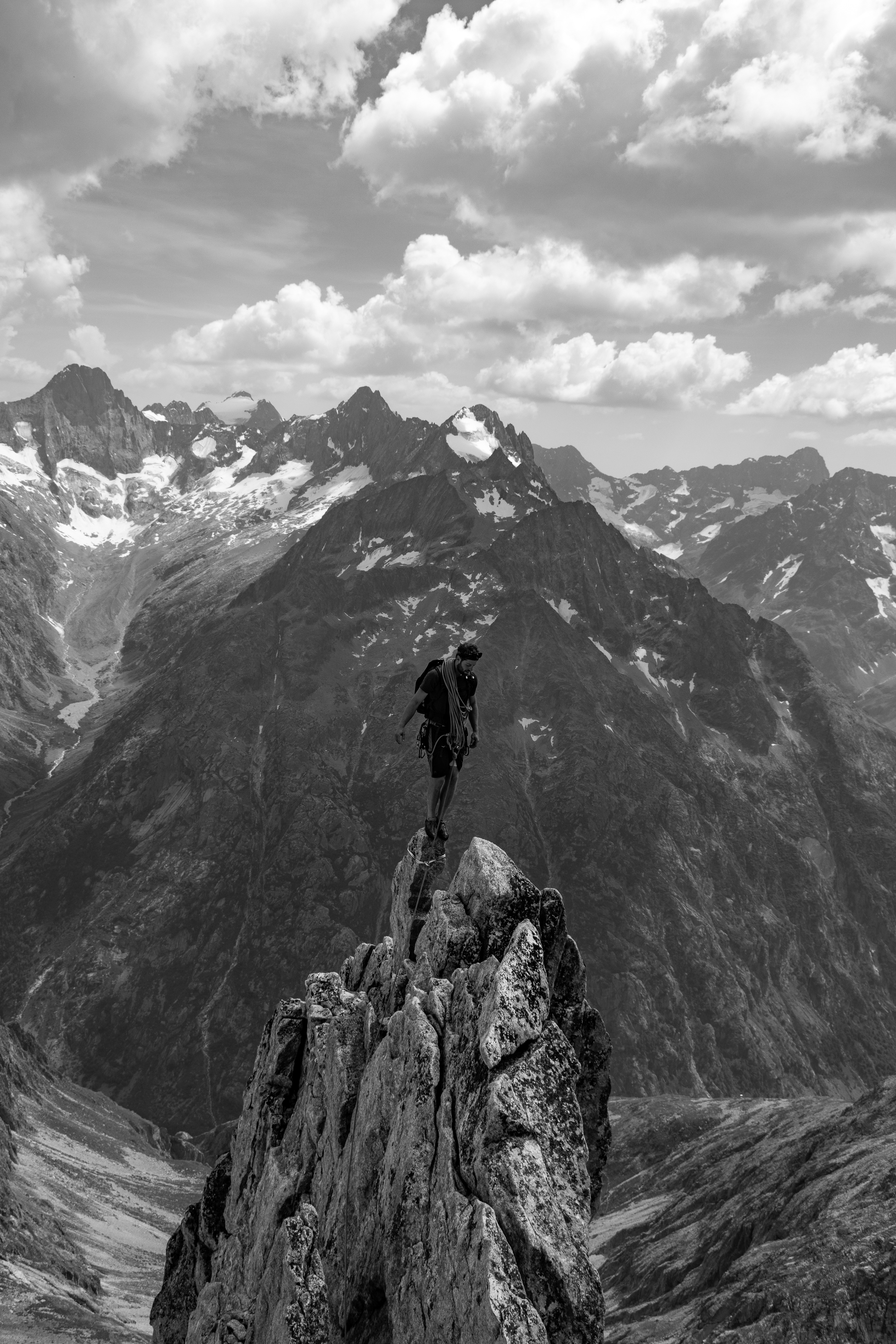 Aiguille Dibona (3,130m) - Massif des Écrins, Isère, France - NikonD5300 24mm 1/500 f/9 ISO 100