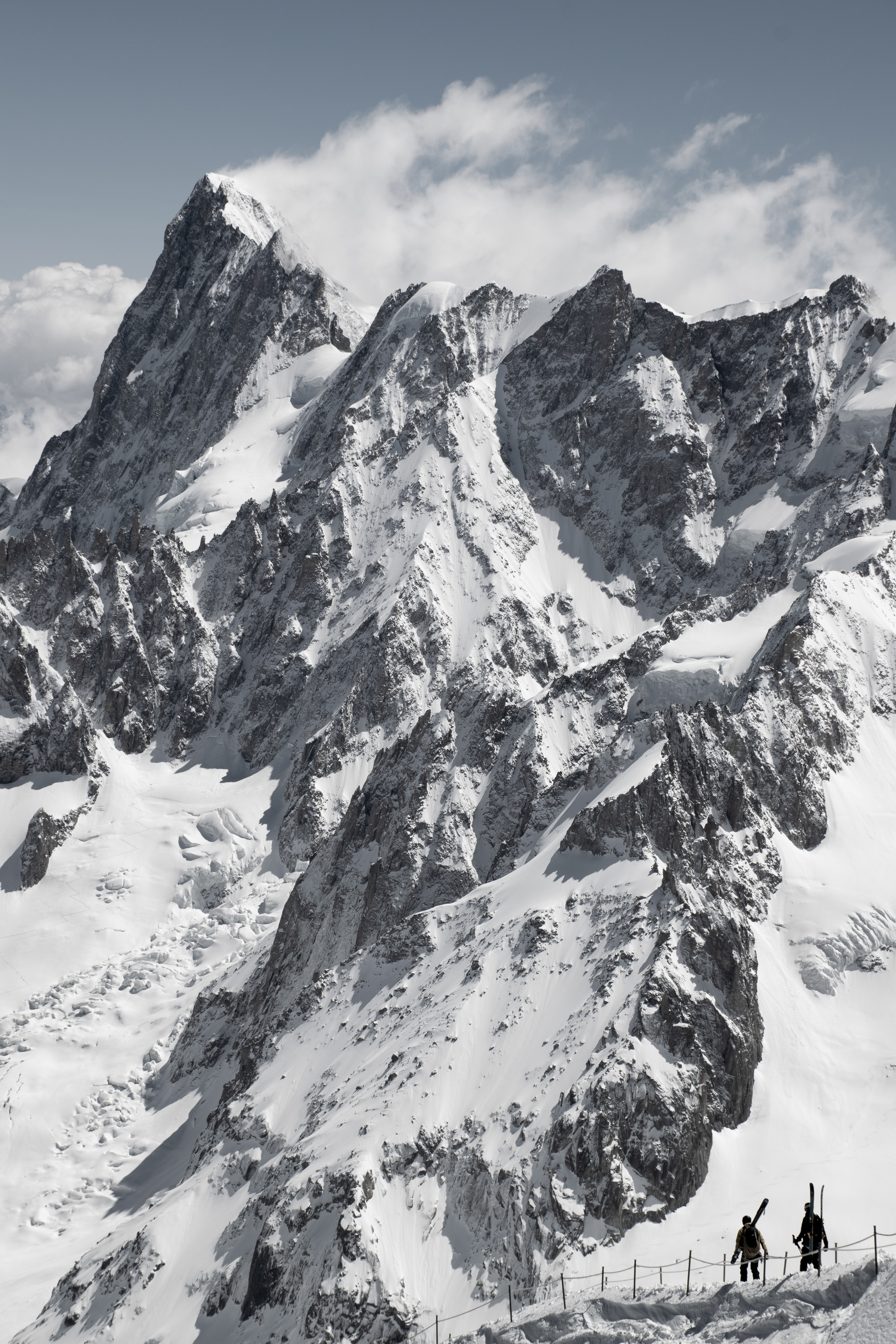 45°52'10"N, 6°59'19"E • Grandes Jorasses (4,208m) • Chamonix, Mont-Blanc Massif, France • NikonD5300 62mm f/13 1/500 ISO100