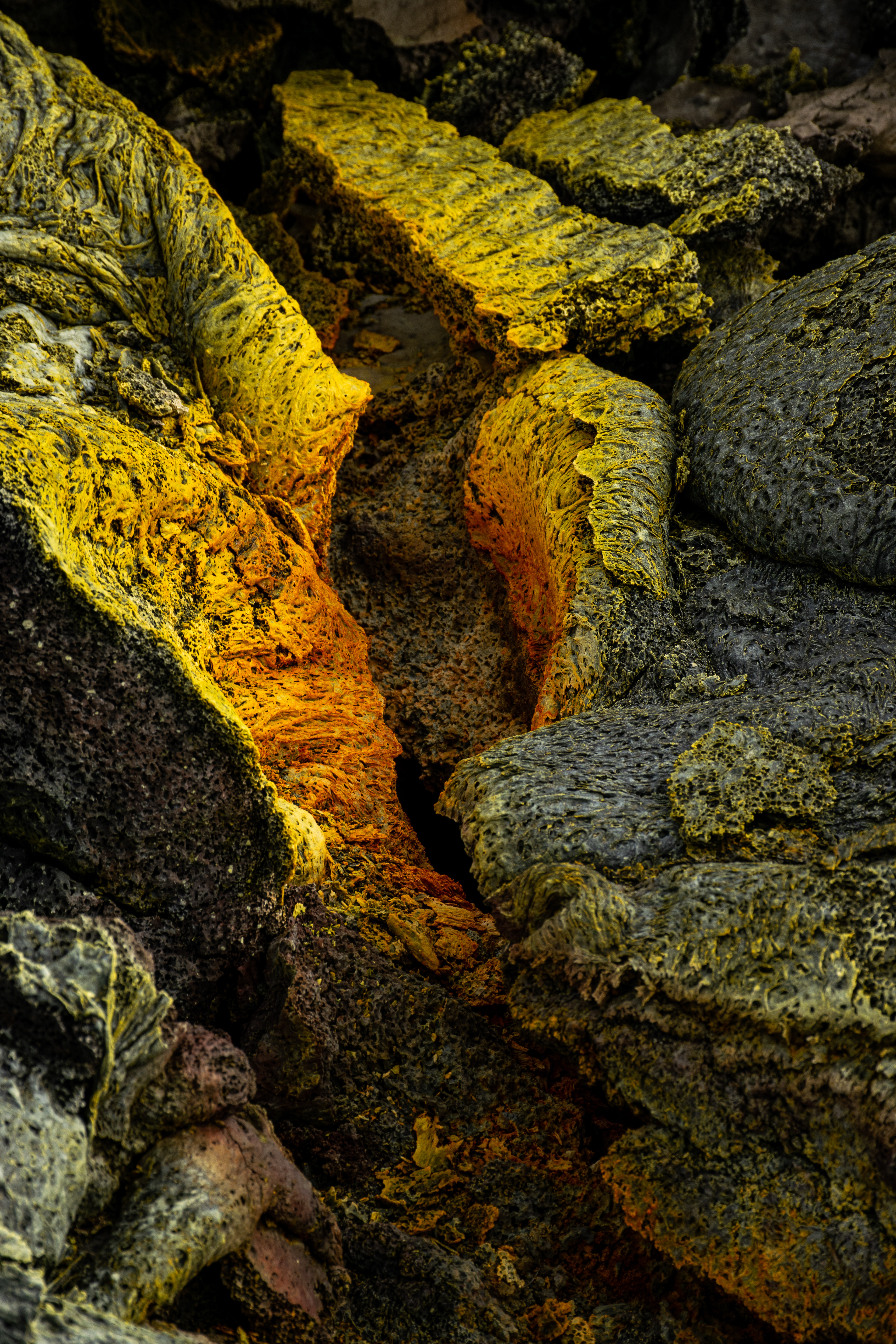 Lave volcanique du Fagradasfjall