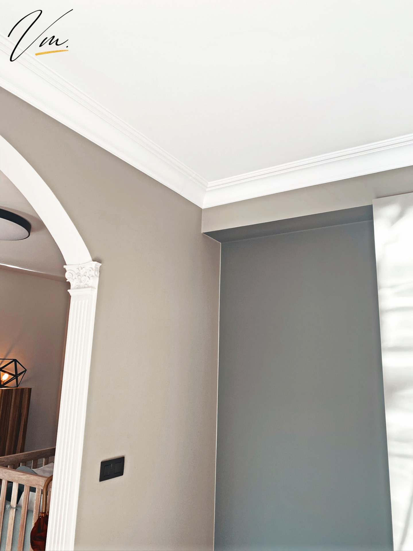 Detail schilderwerk bureau