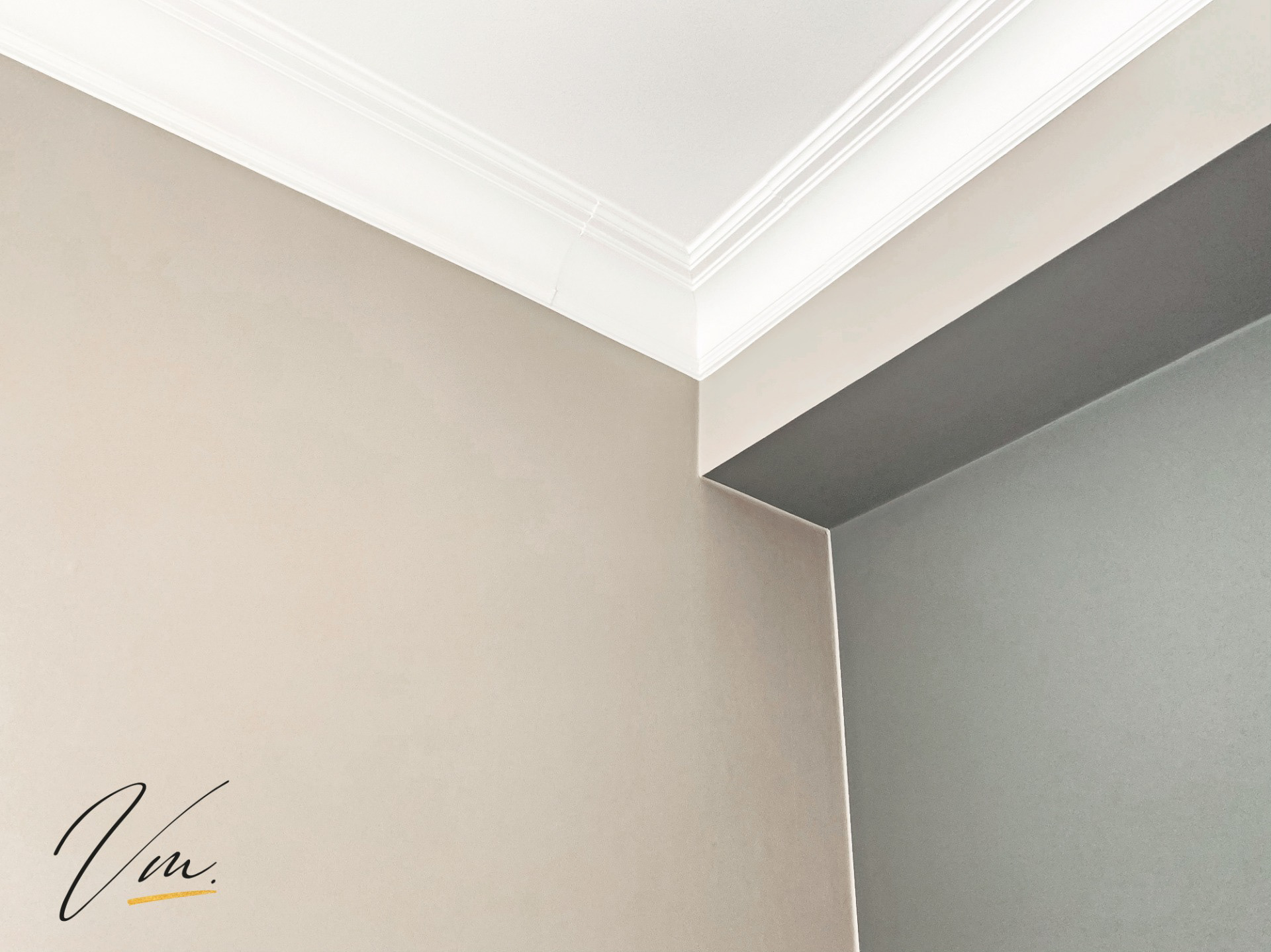 Detail schilderwerk bureau