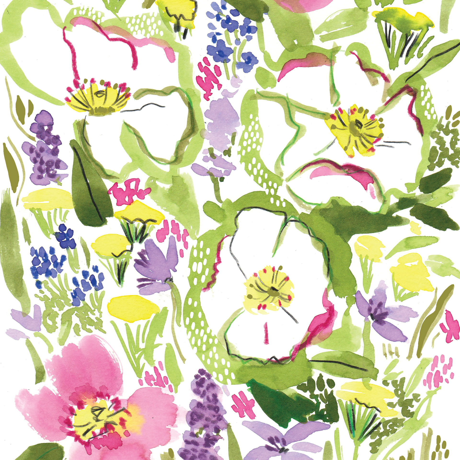 Inky Floral inspired by Chelsea Flower Show '23