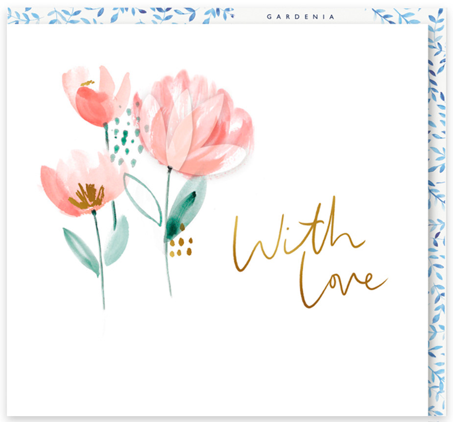 General birthday card for Sainsbury's Gardenia range