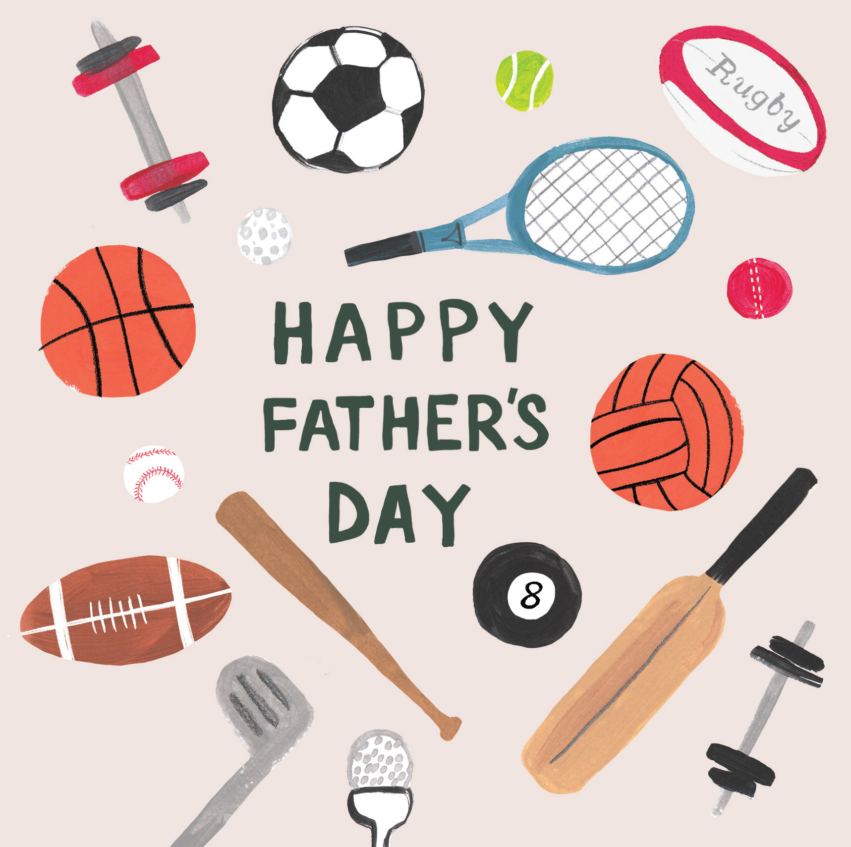 Sport icons for Father's Day