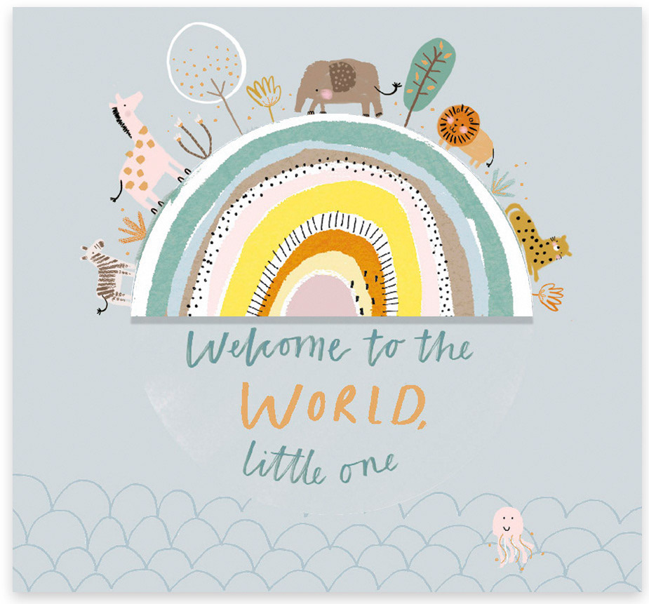Best selling baby card for Sainsbury's