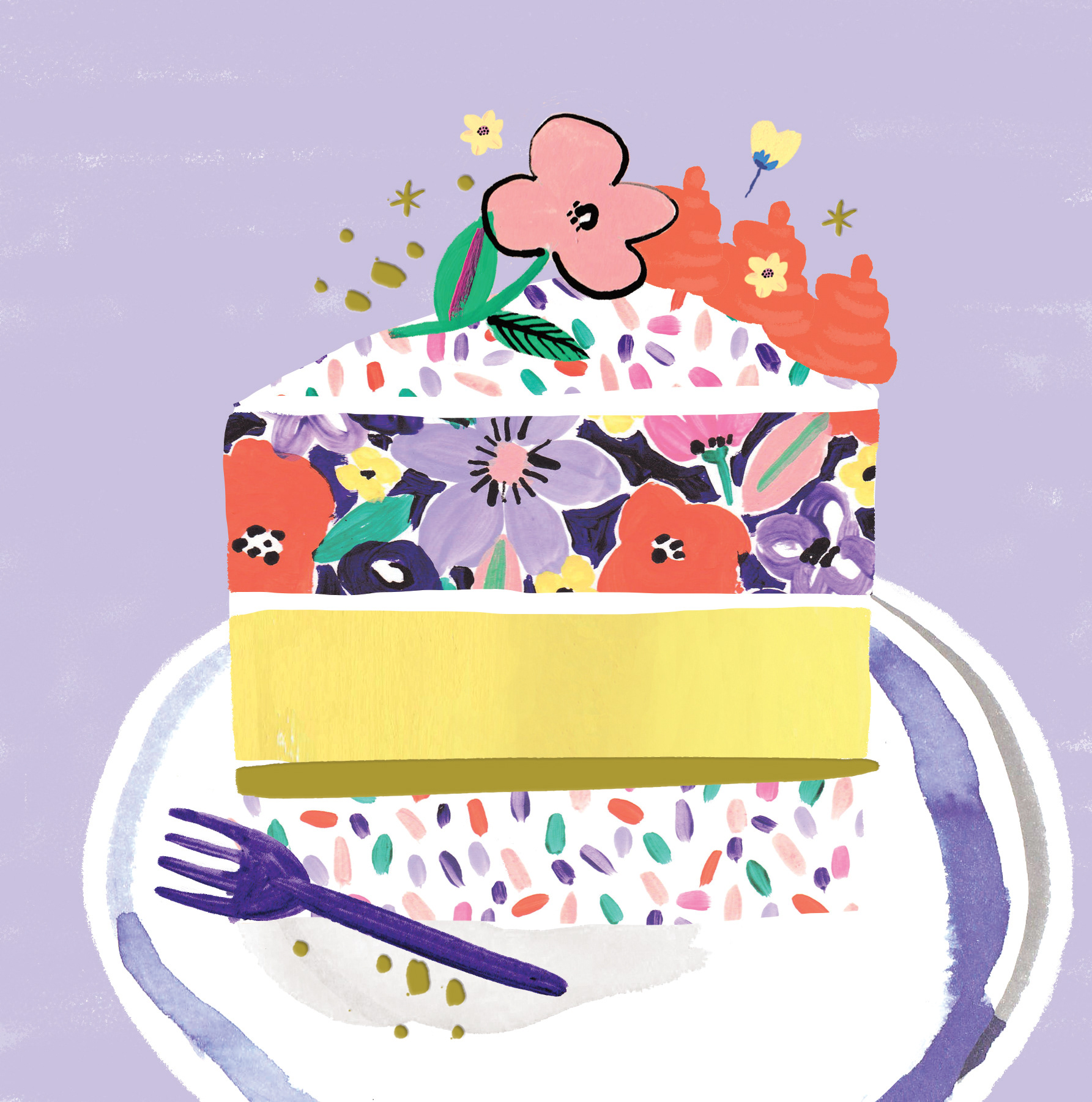 General Birthday part of a floral brights range