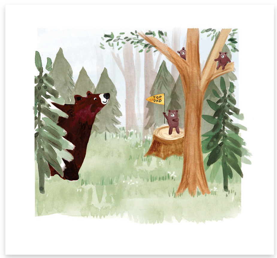 Tesco Father's Day character artwork