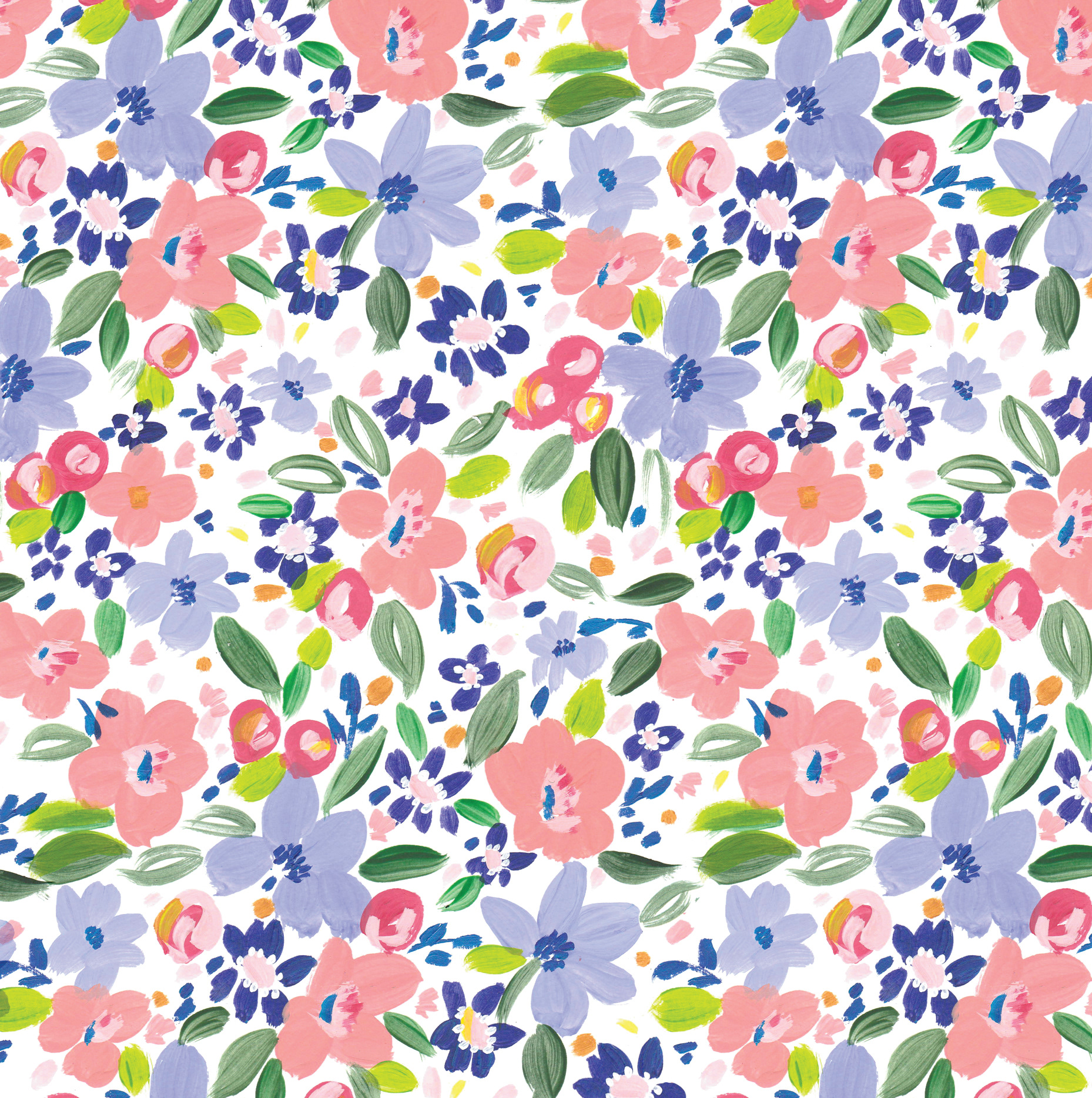 Ditsy Floral wrap for Pineapple breeze range