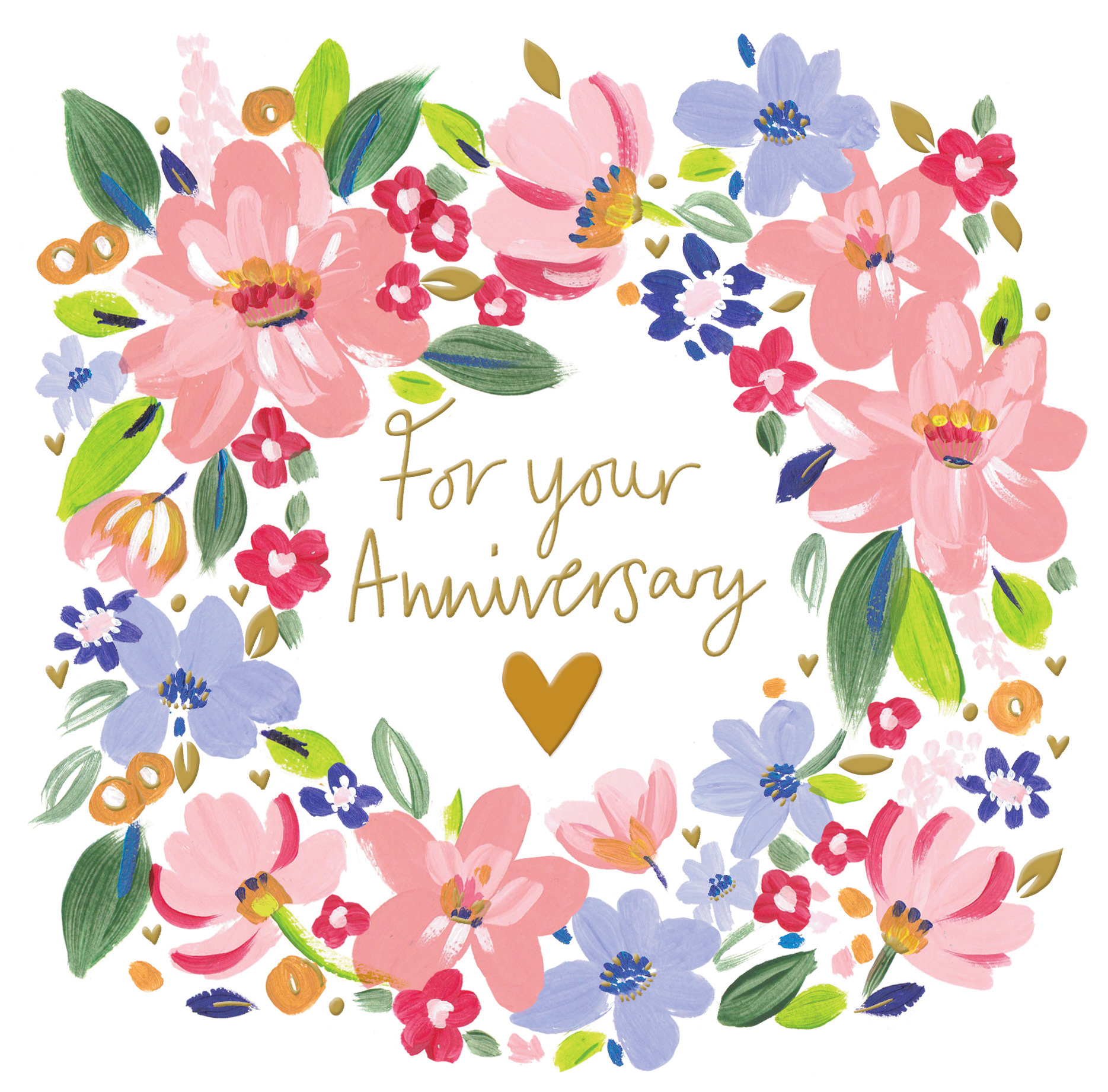 Anniversary card for Pineapple breeze range