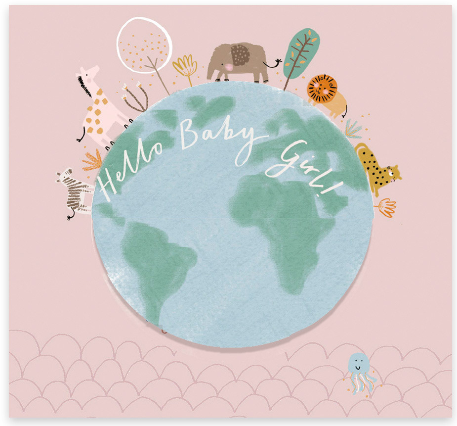 Best selling baby card for Sainsbury's