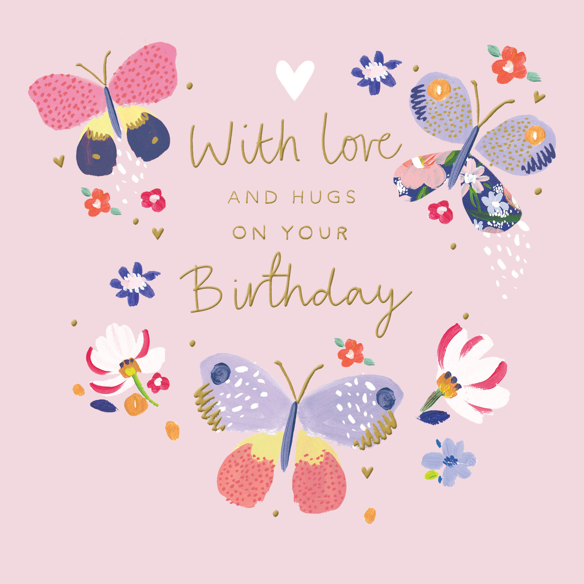 General female birthday card for Pineapple breeze range