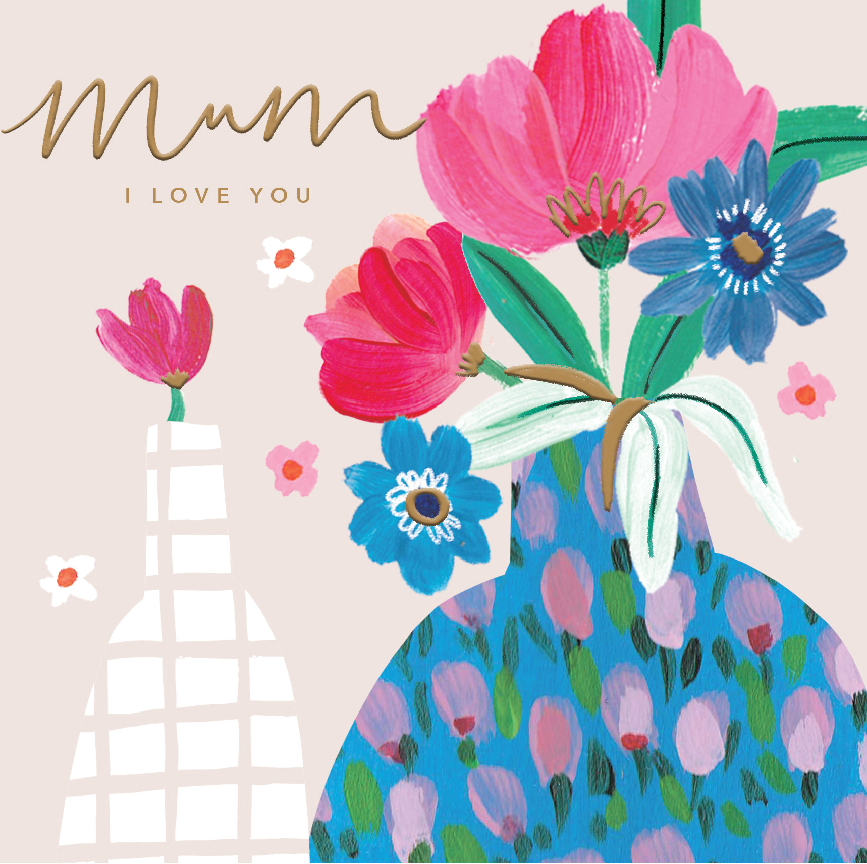 Painterly floral for Mother's Day