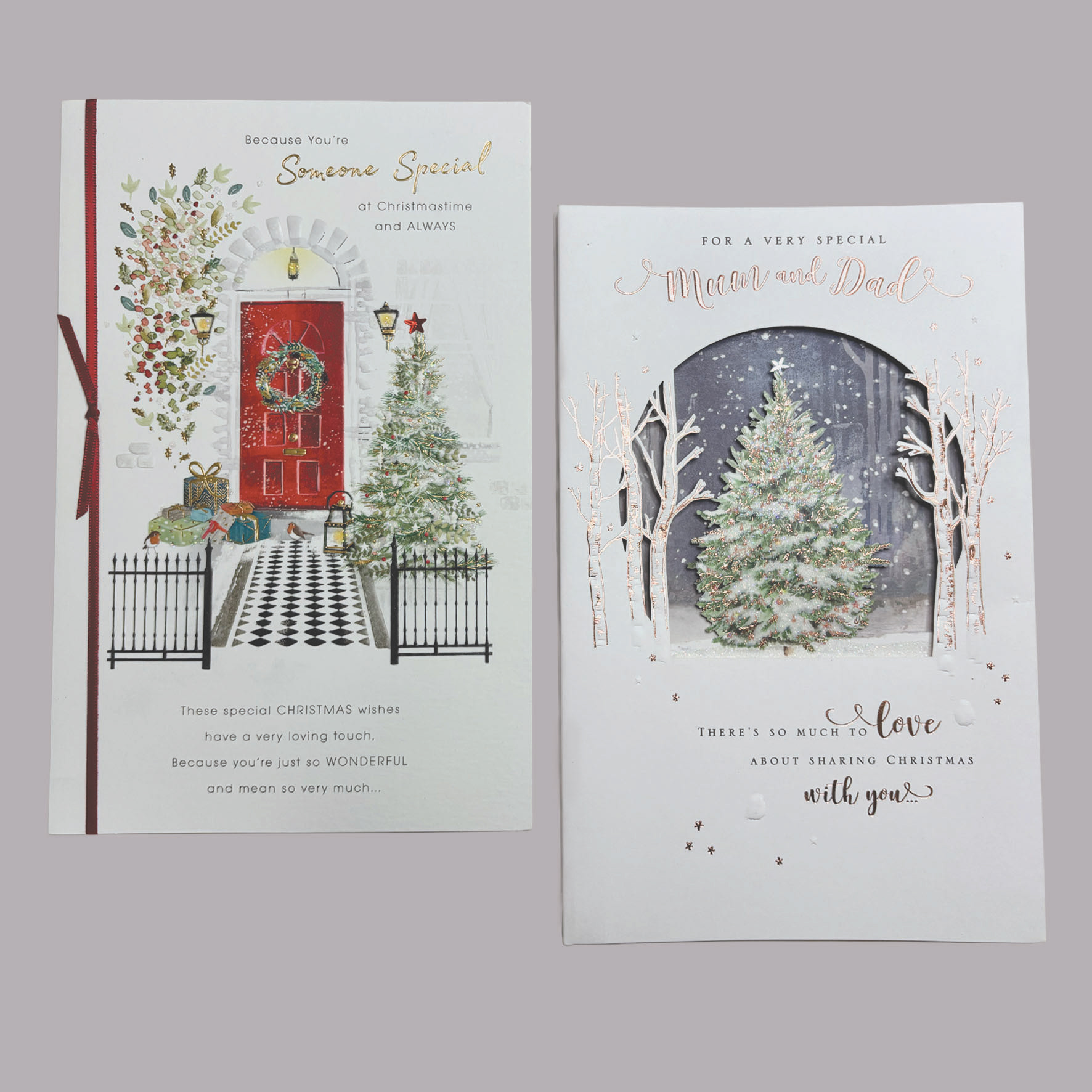 Gibson high code Christmas cards