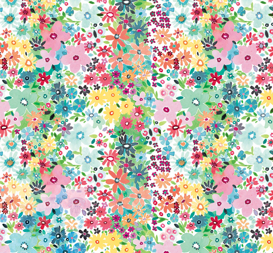 Watercolour ditsy floral