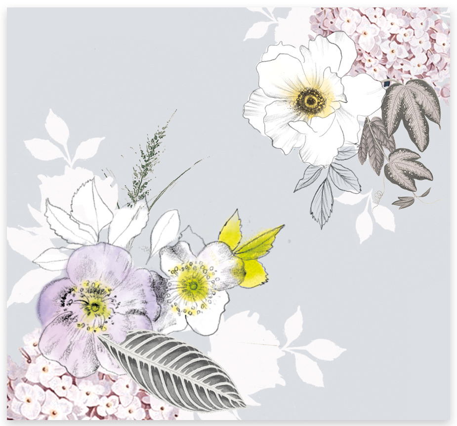 Artwork used in a Gibson anniversary card