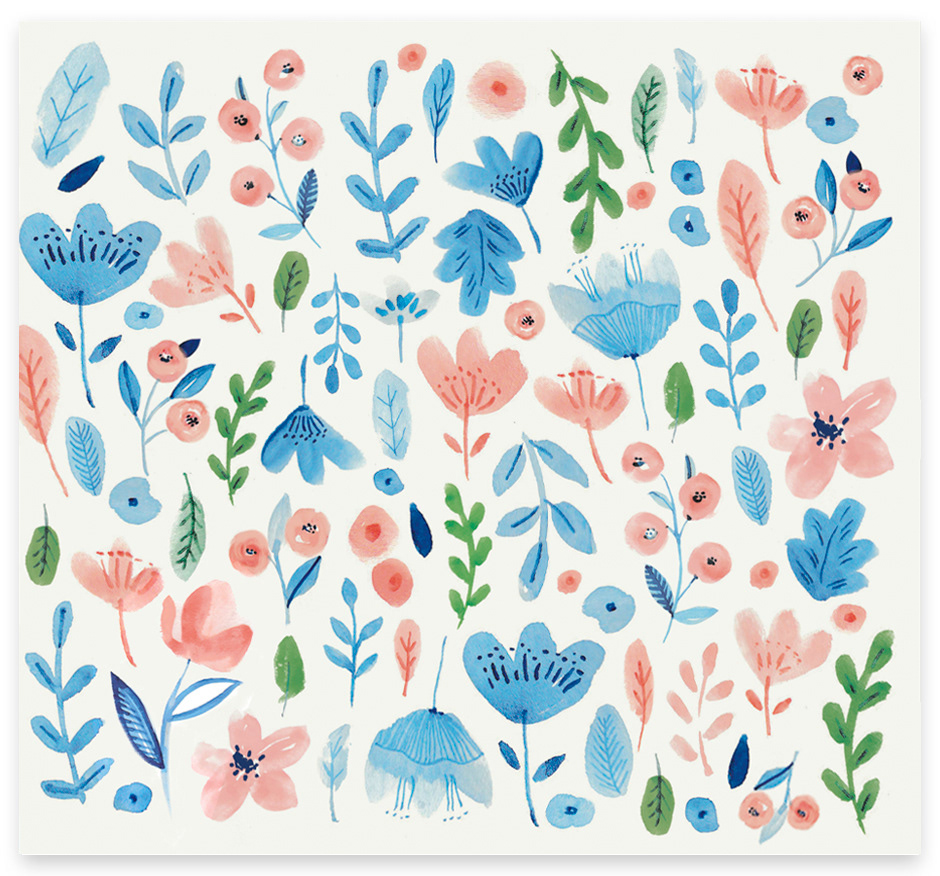 'Colour me happy' pattern for Sainsbury's stand alone